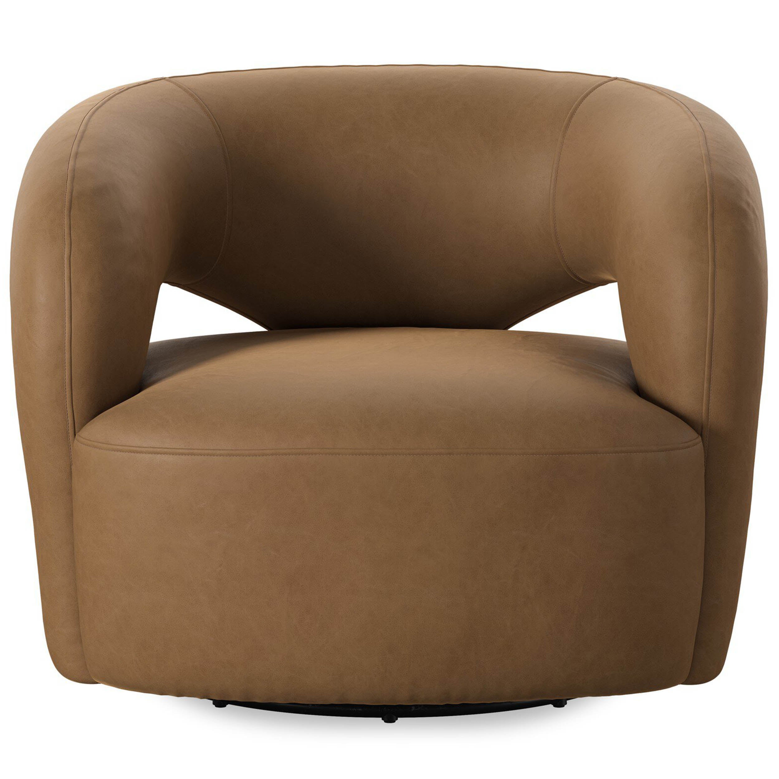 Mazie Swivel Chair, Maestro Camel