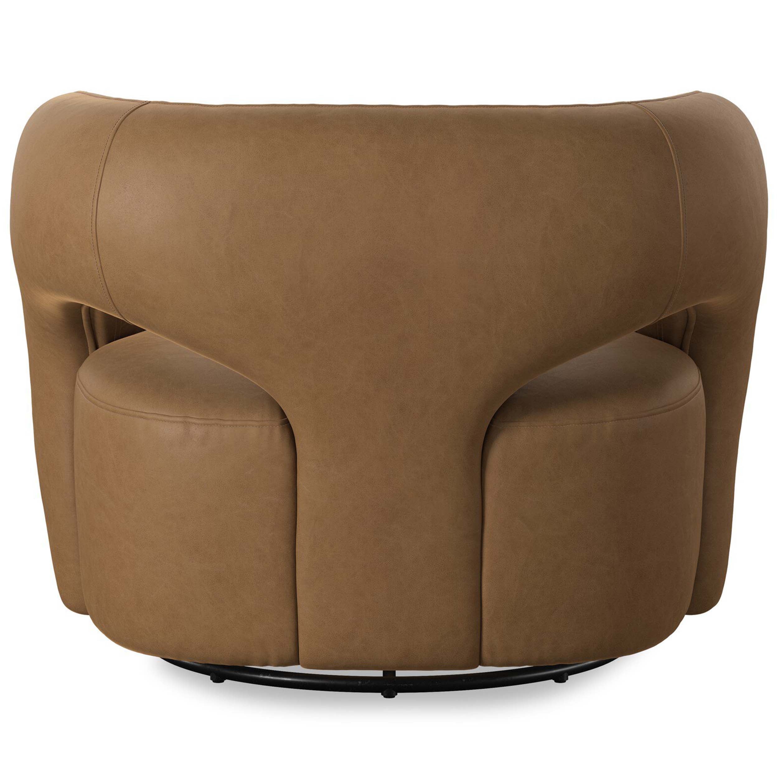 Mazie Swivel Chair, Maestro Camel