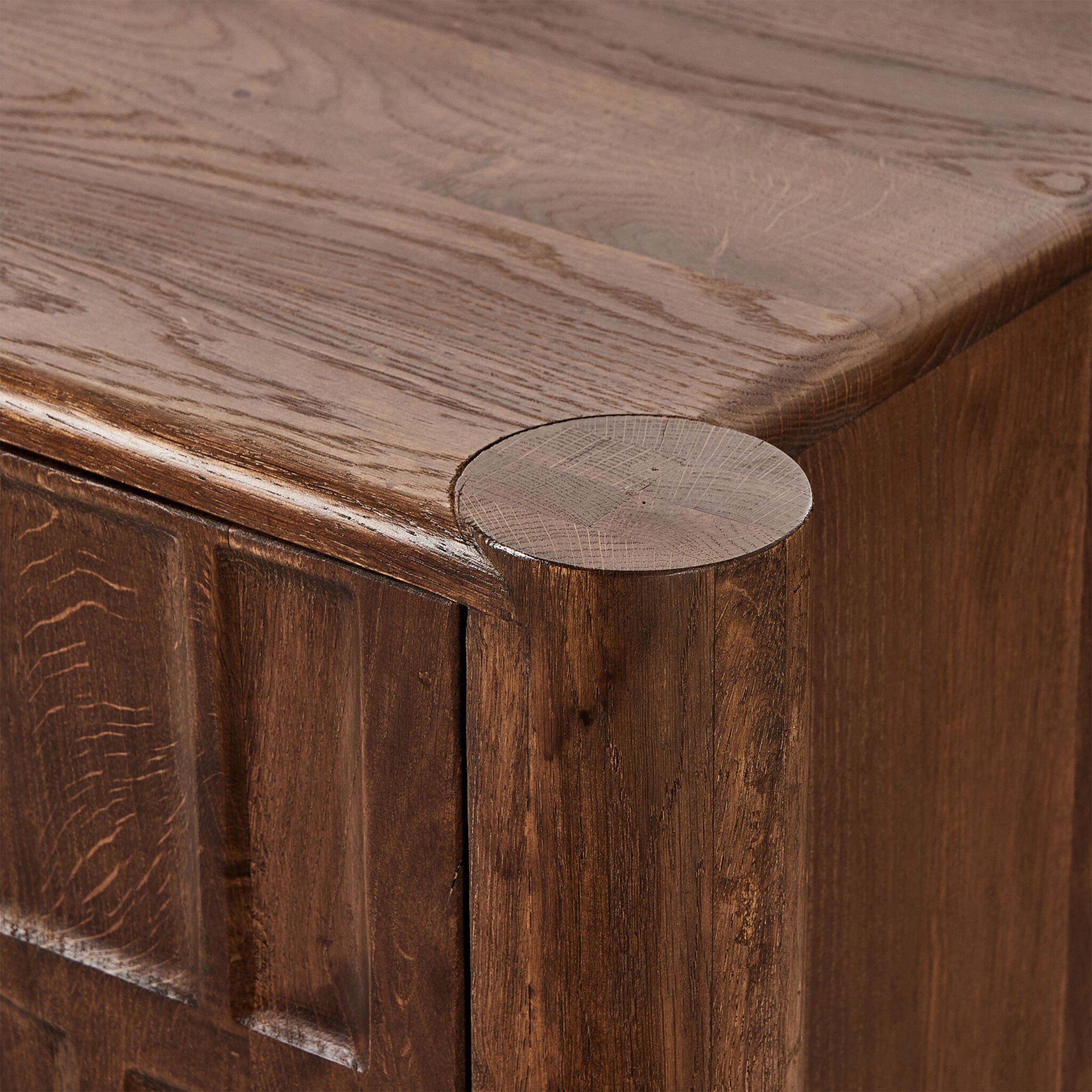 Ezri Bar Cabinet, Cocoa Oak