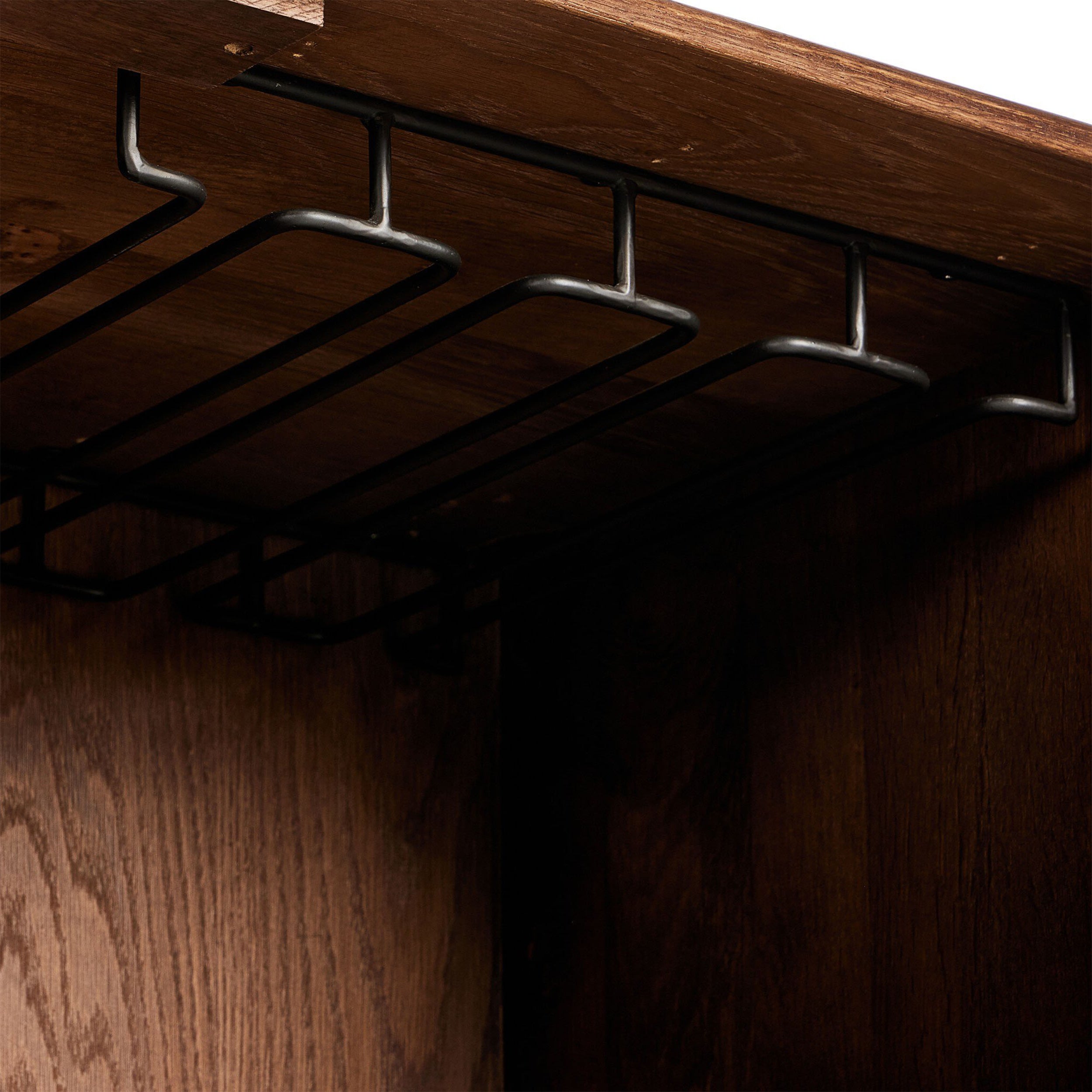 Ezri Bar Cabinet, Cocoa Oak