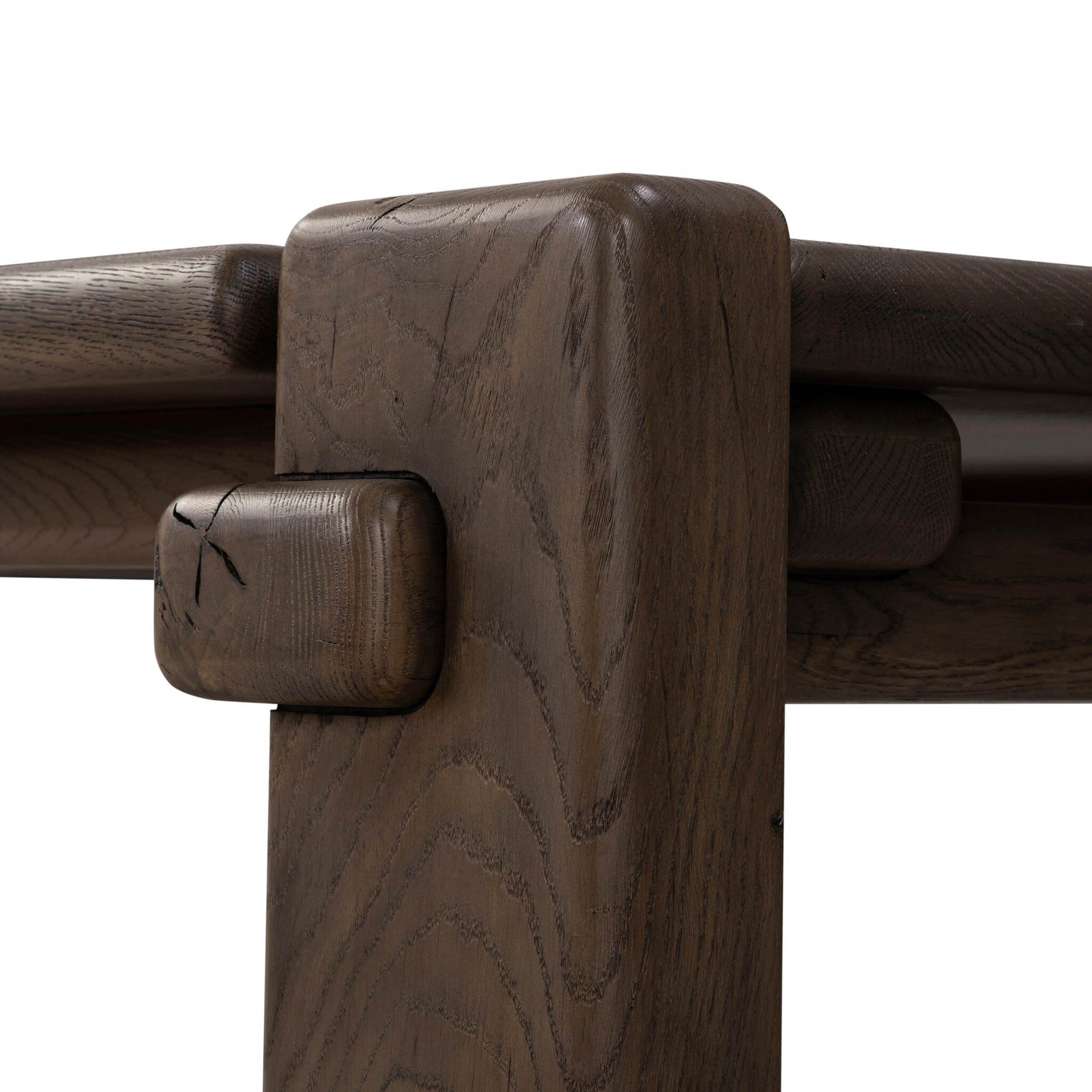 Marcia Dining Table 120", Grey Reclaimed French Oak