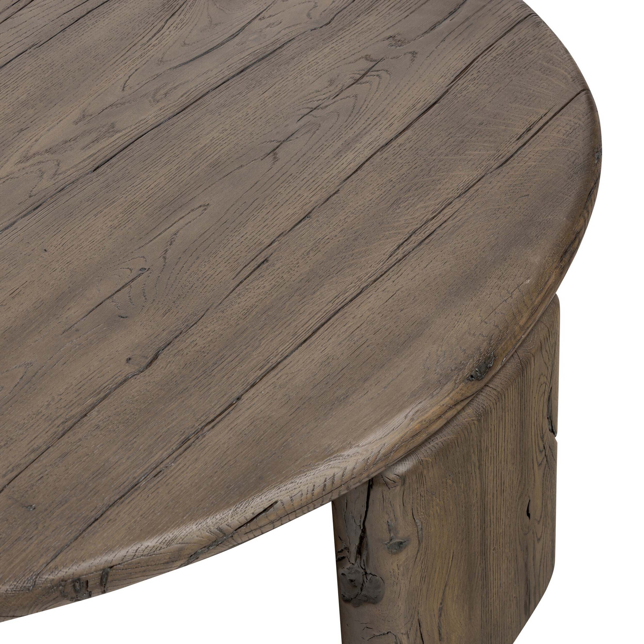 Falco Nesting Table, Grey Reclaimed French Oak