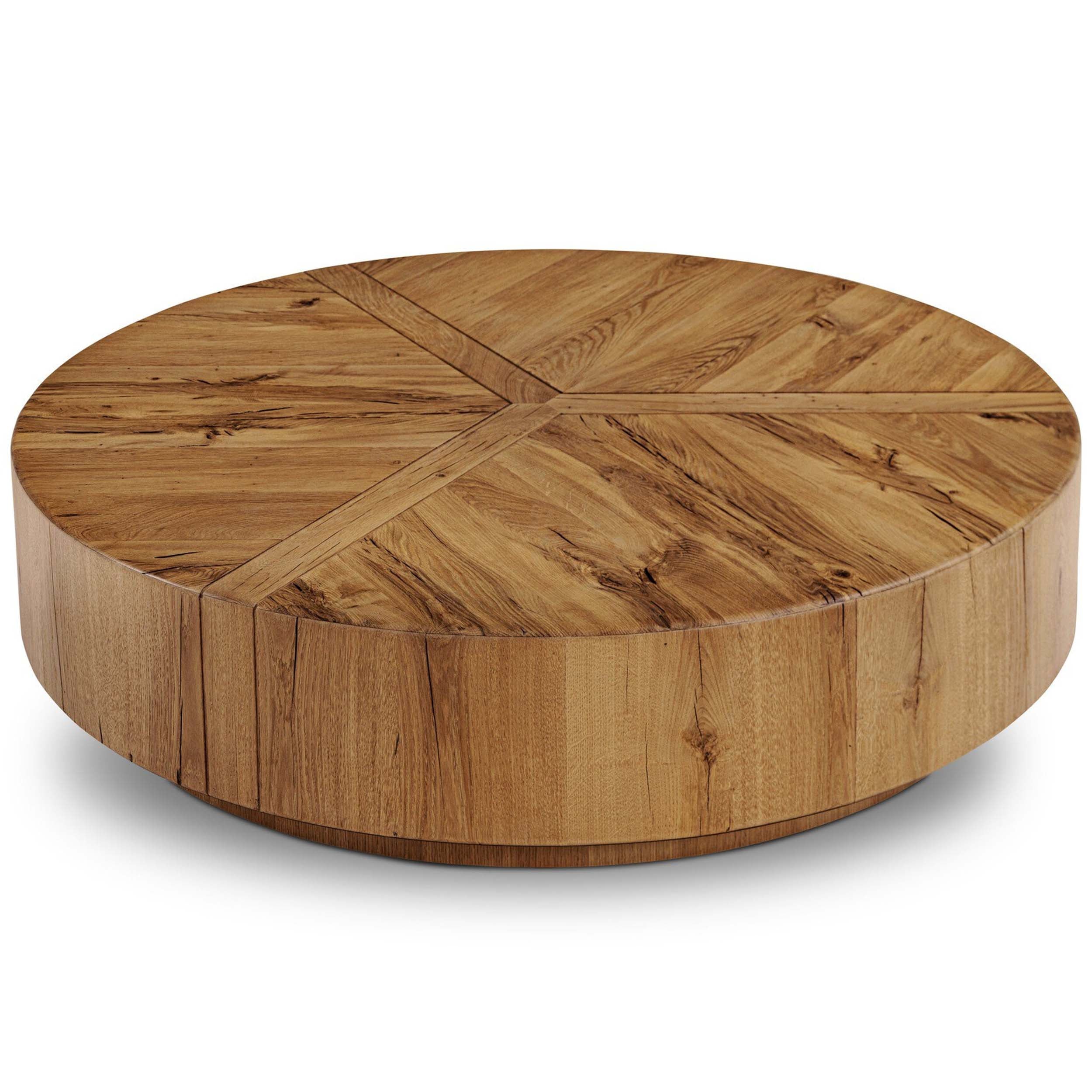 Renan Coffee Table, Natural Reclaimed French Oak