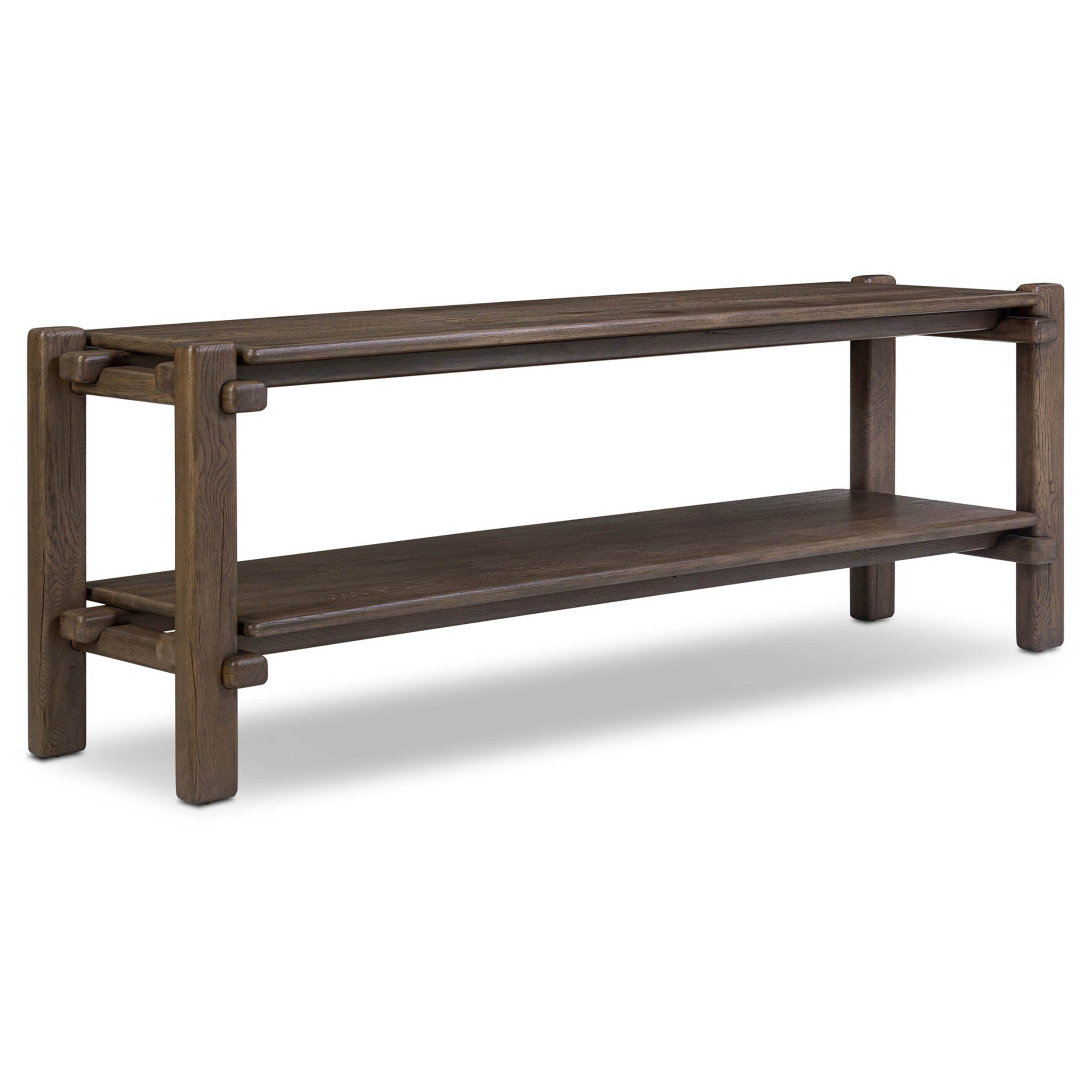 Marcia Console Table, Grey Reclaimed French Oak