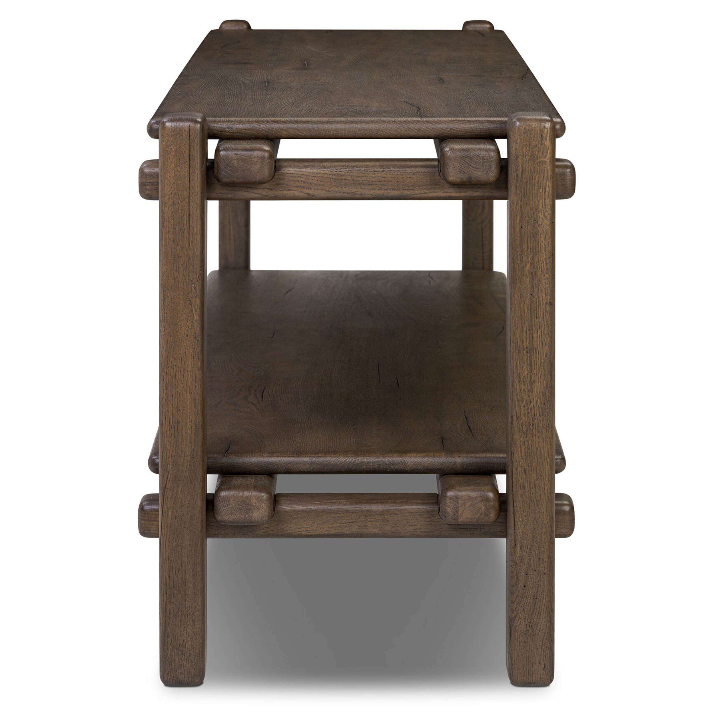 Marcia Console Table, Grey Reclaimed French Oak