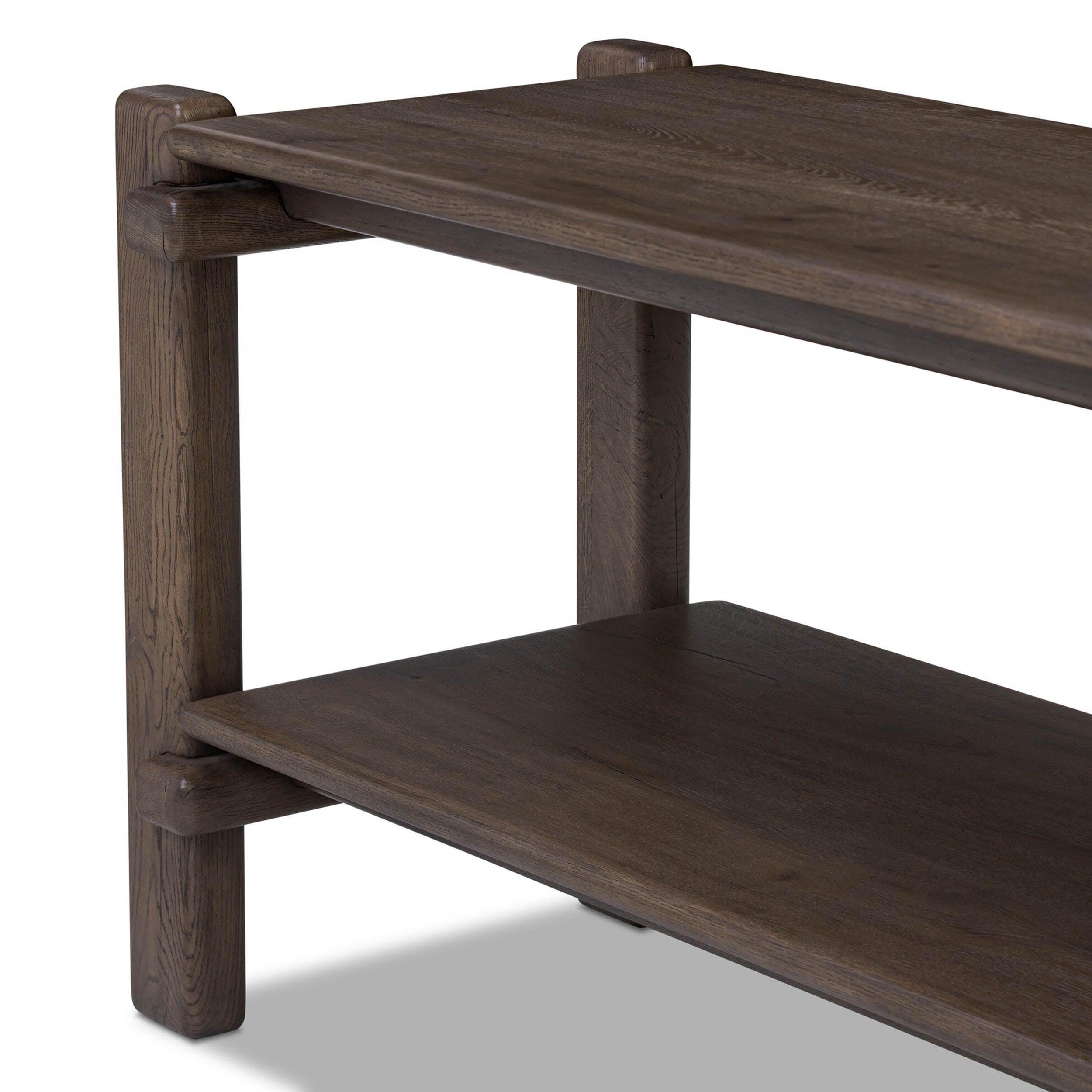 Marcia Console Table, Grey Reclaimed French Oak