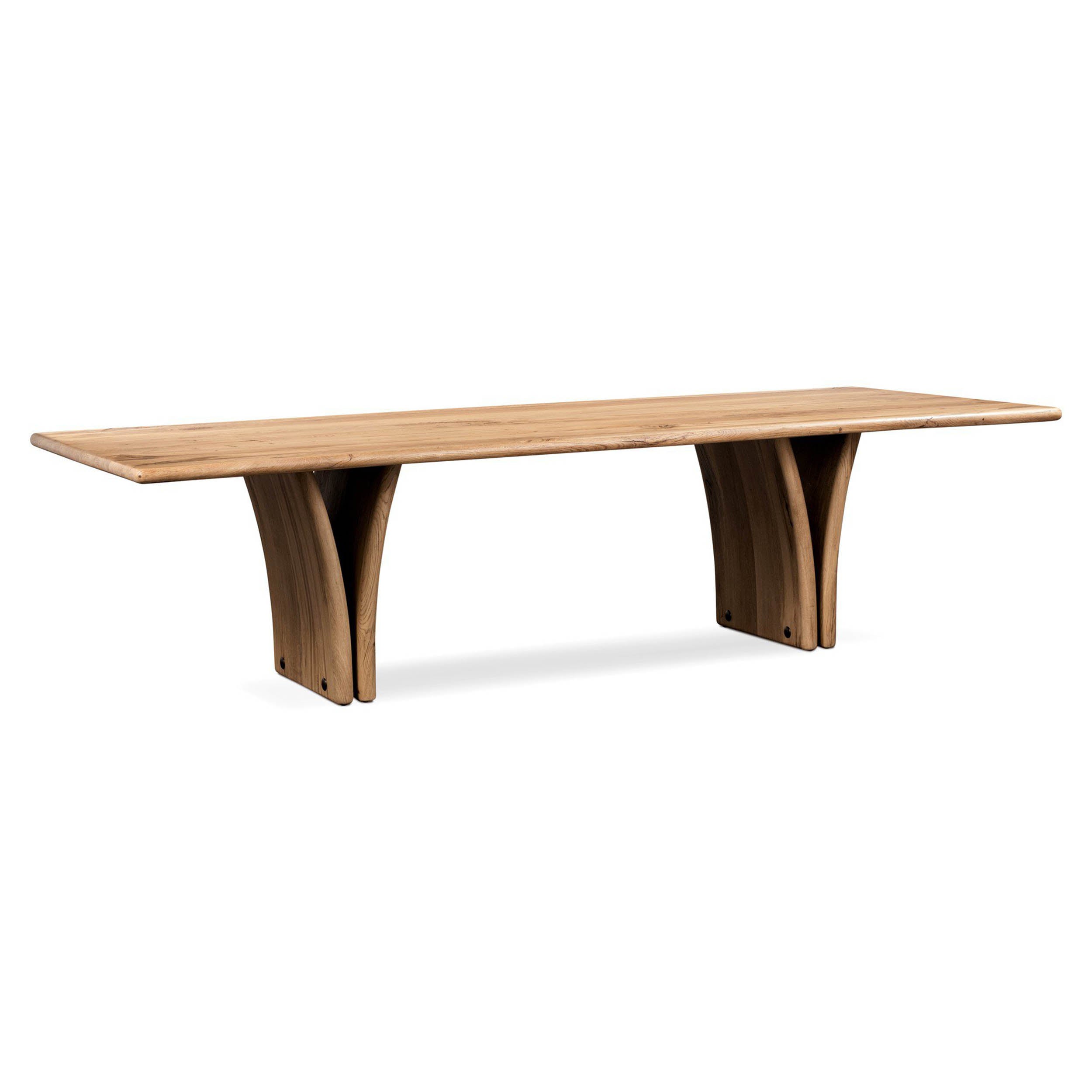 Marcon Dining Table, Natural Reclaimed French Oak
