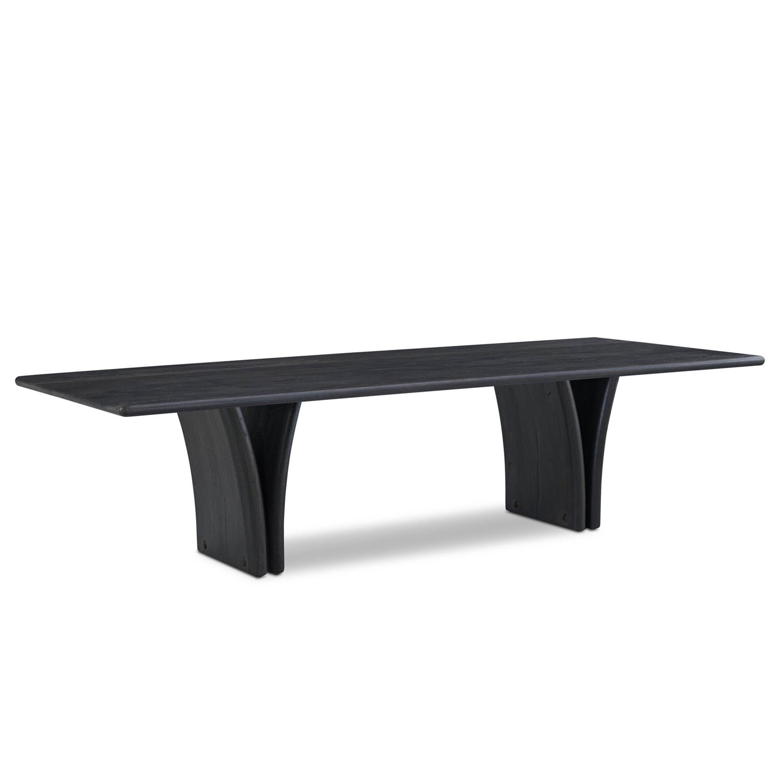 Marcon Dining Table, Dark Espresso Reclaimed French Oak