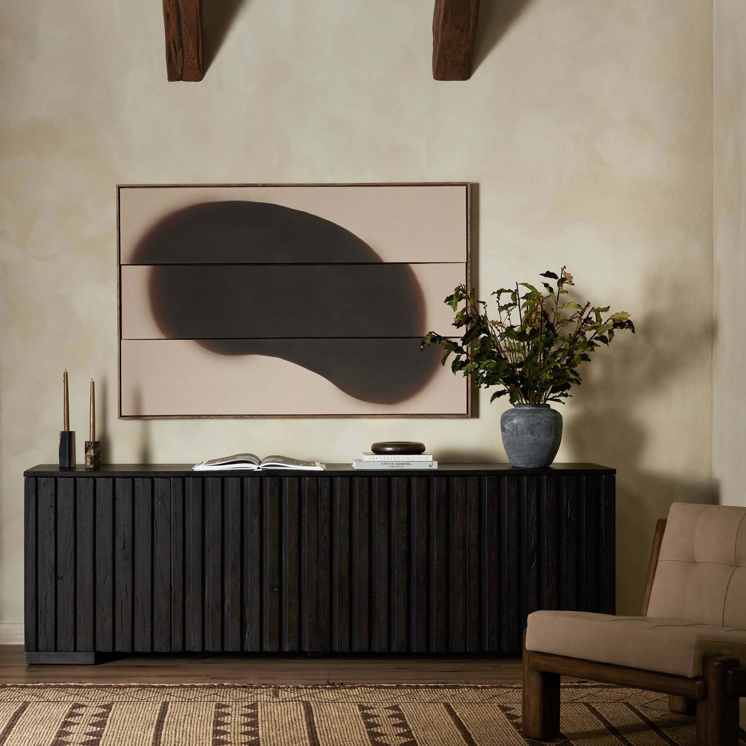 Ramos Sideboard, Dark Espresso Reclaimed French Oak