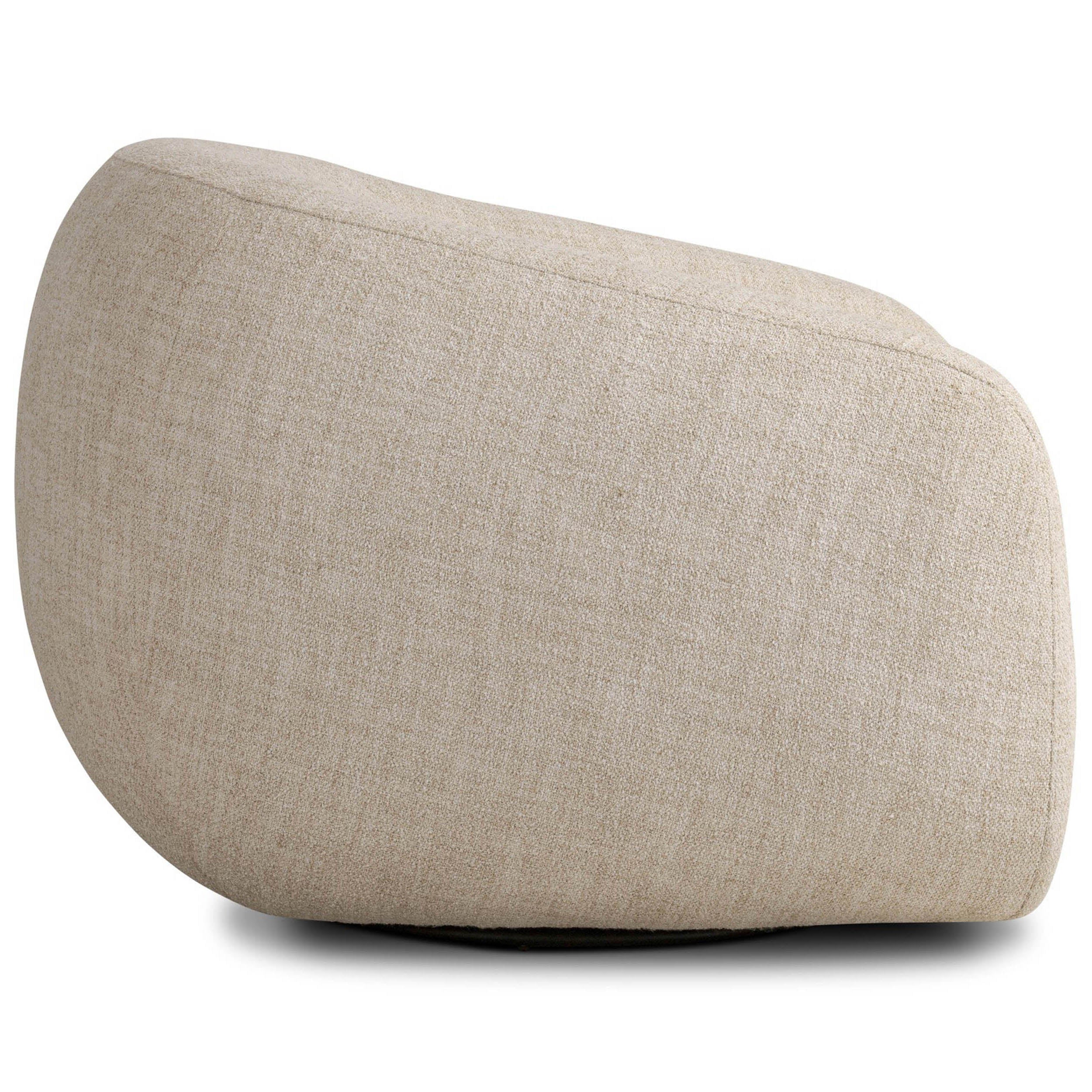 Channing Swivel Chair, Yuma Cream