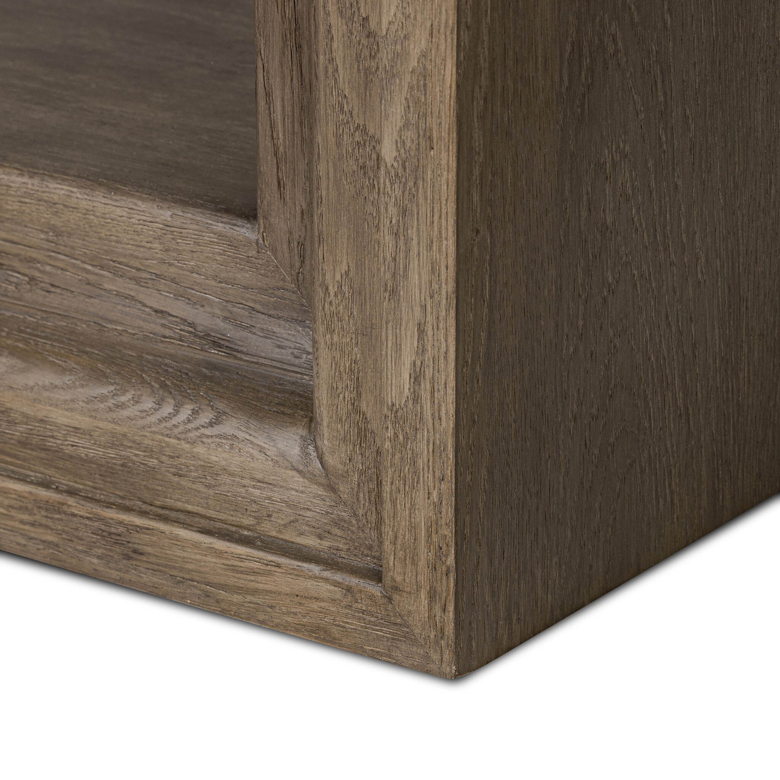 Andreas Bookcase, Weathered Hazel Oak