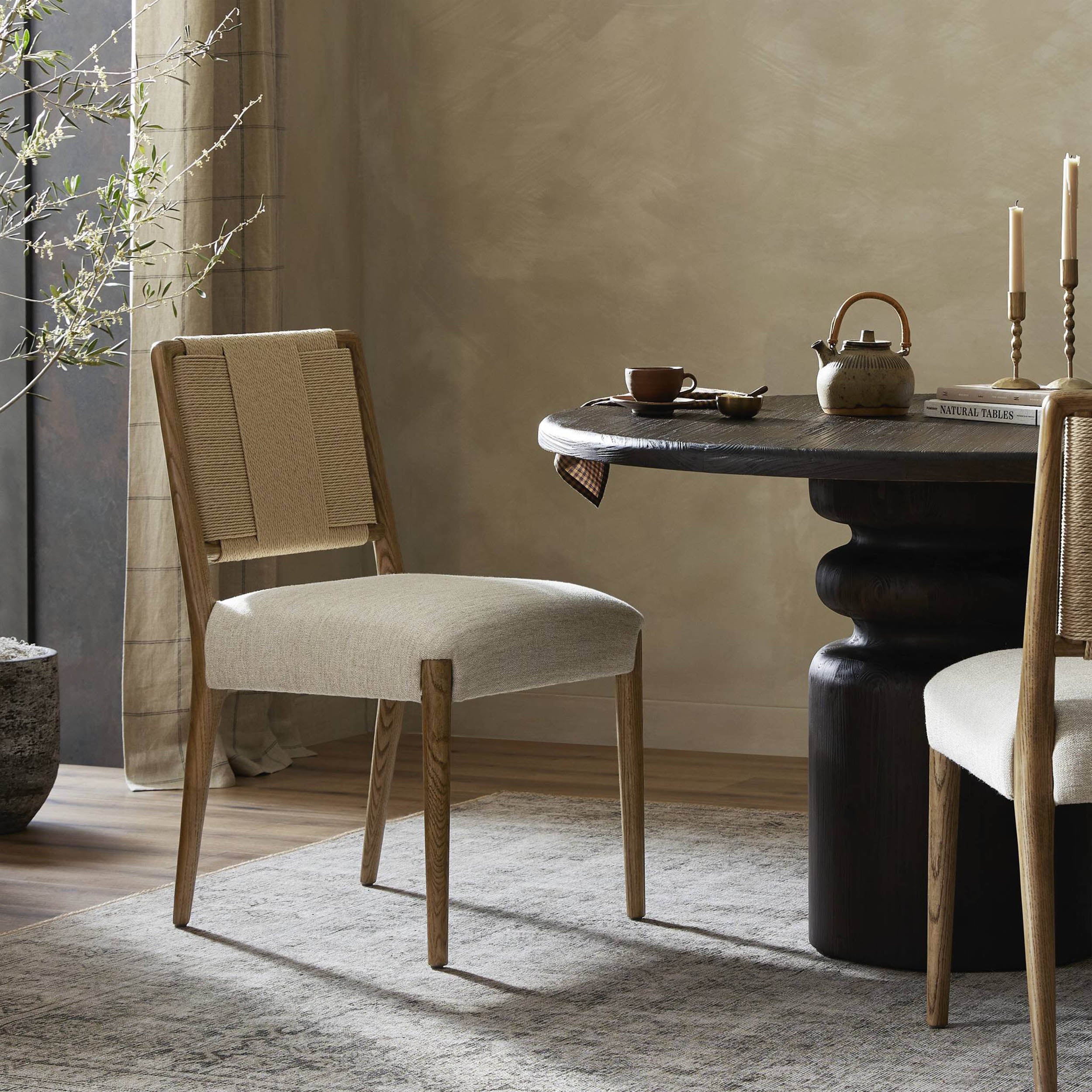 Rothler Dining Chair, Alcala Wheat