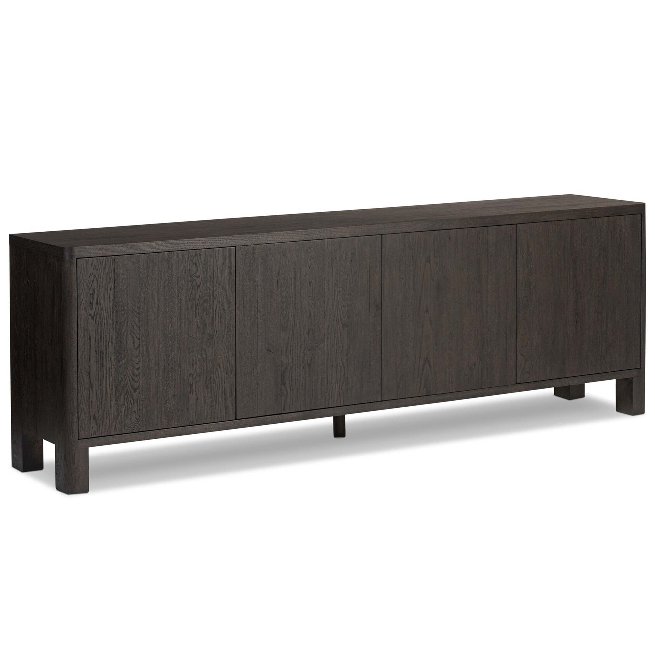 Noeline Sideboard, Smoked Black Resawn Oak