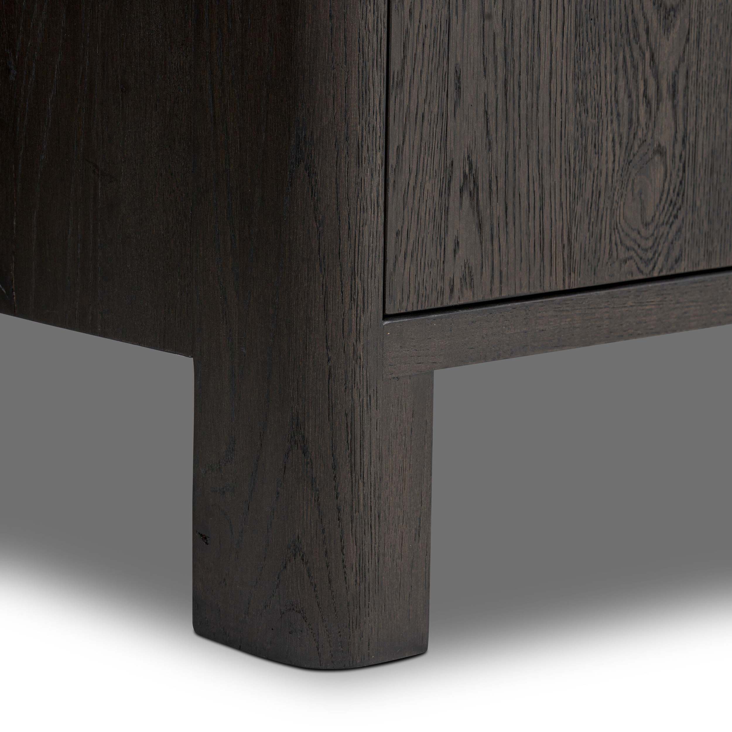 Noeline Sideboard, Smoked Black Resawn Oak