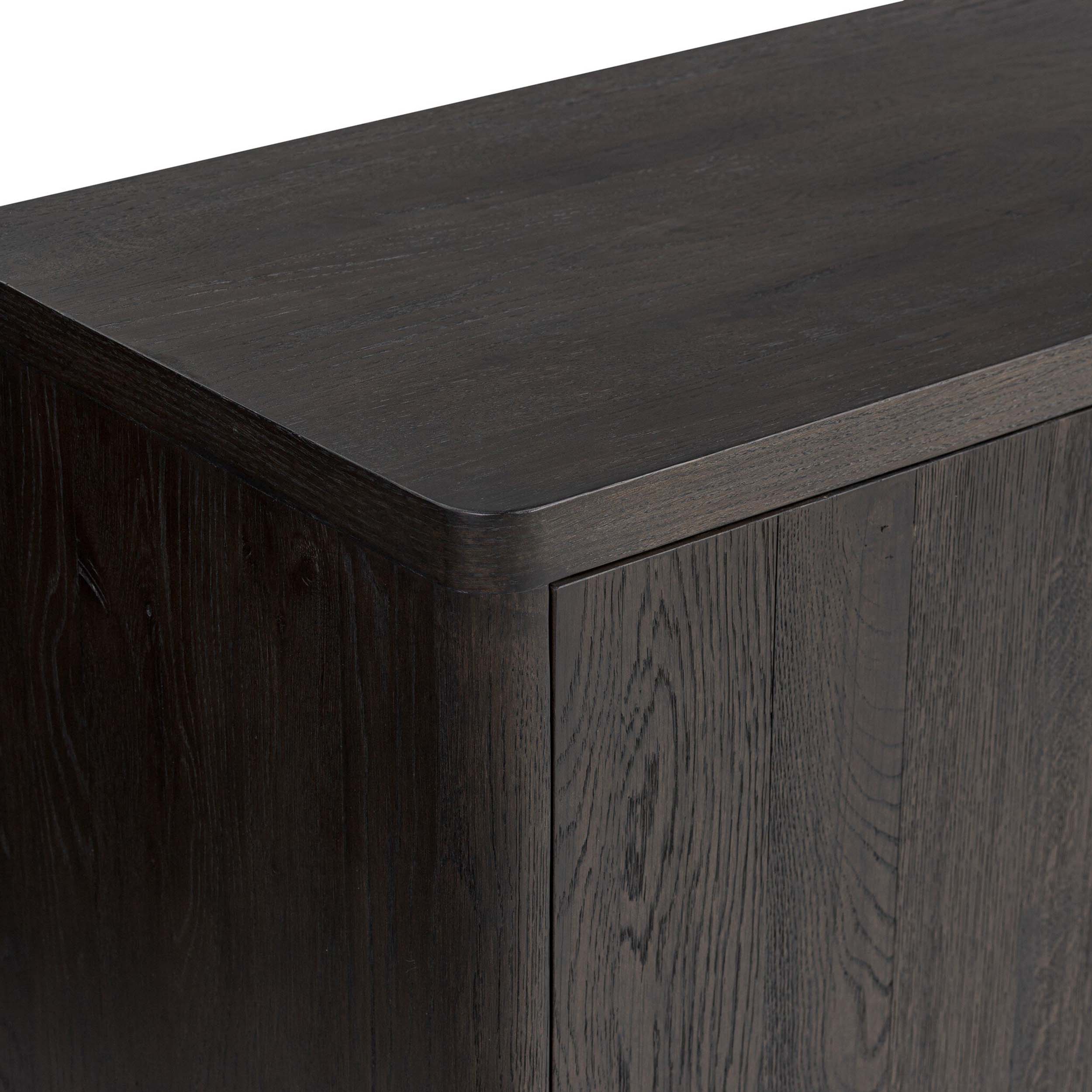 Noeline Sideboard, Smoked Black Resawn Oak