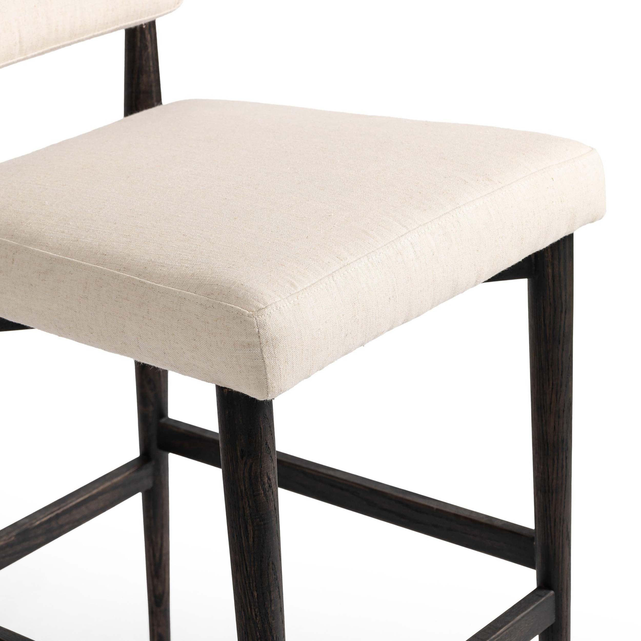 Anton Bar + Counter Stool, Savile Flax