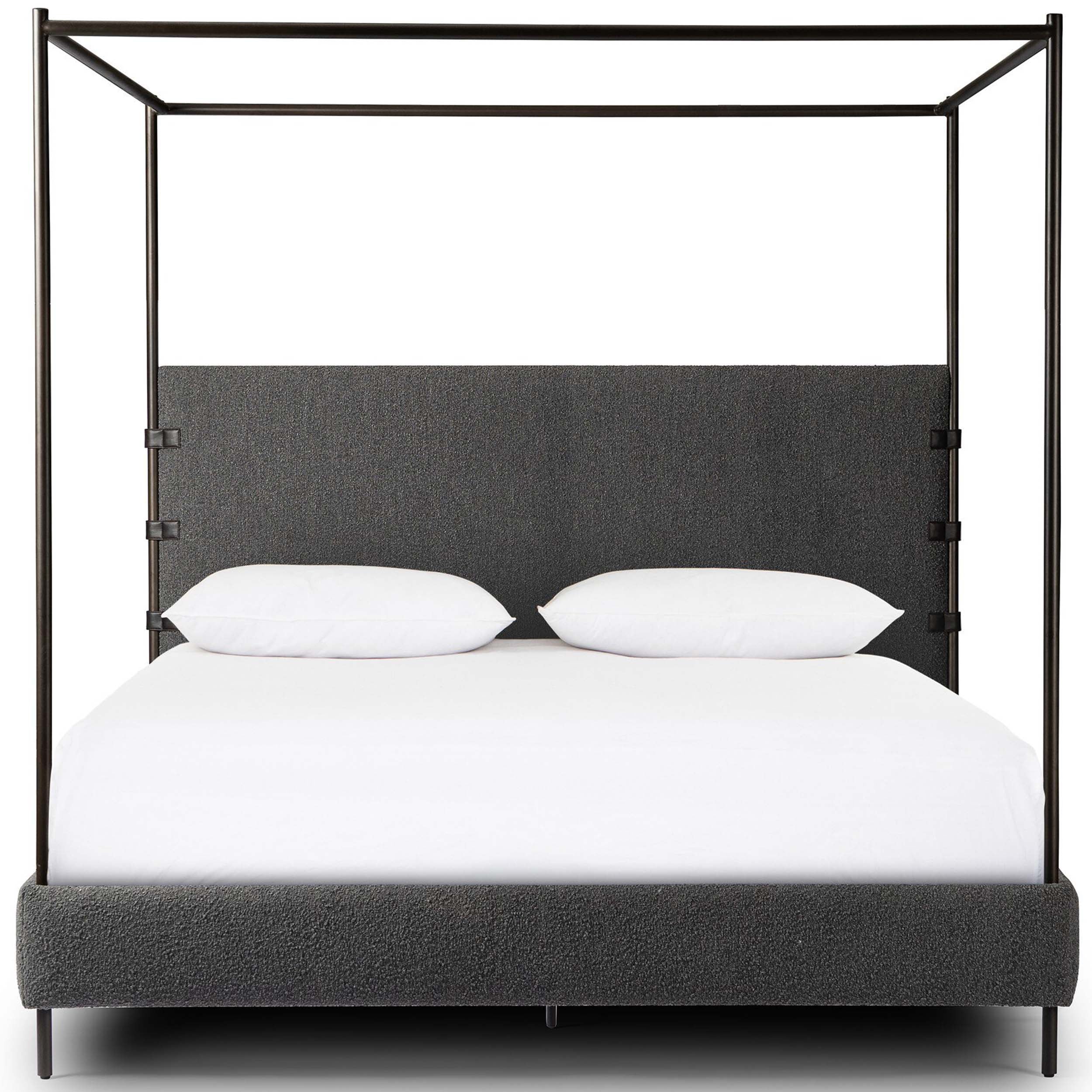 Anderson Canopy Bed, Knoll Charcoal