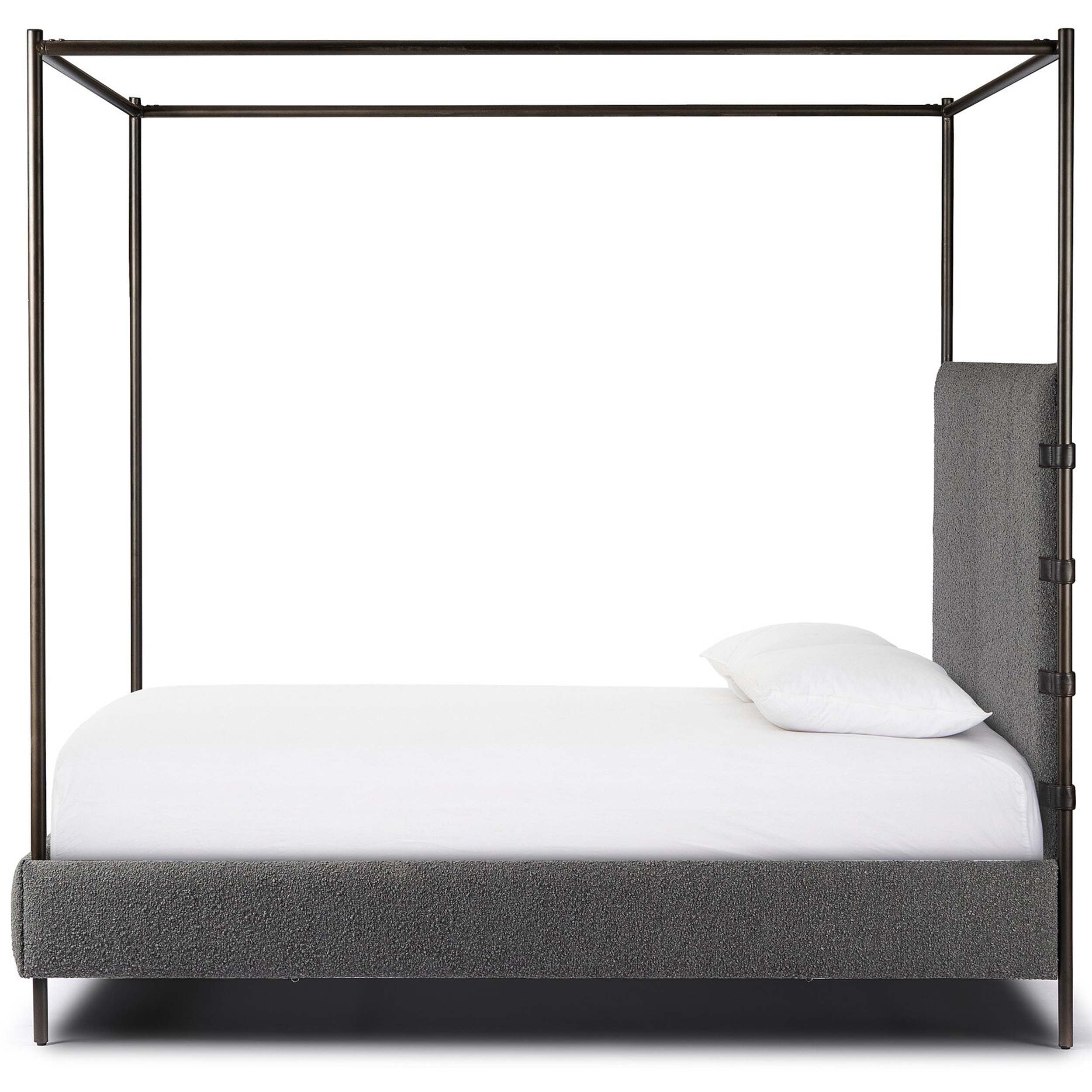 Anderson Canopy Bed, Knoll Charcoal
