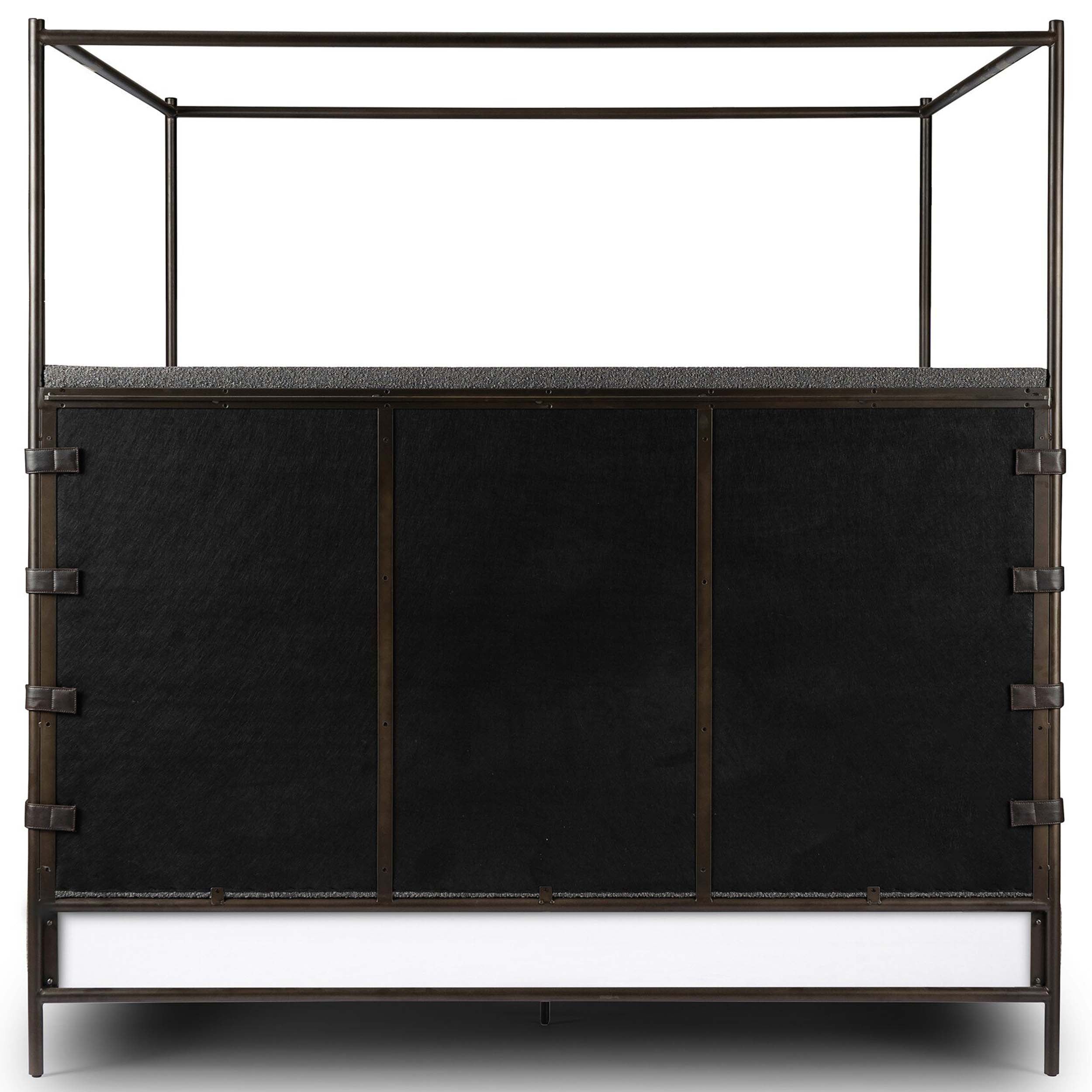 Anderson Canopy Bed, Knoll Charcoal