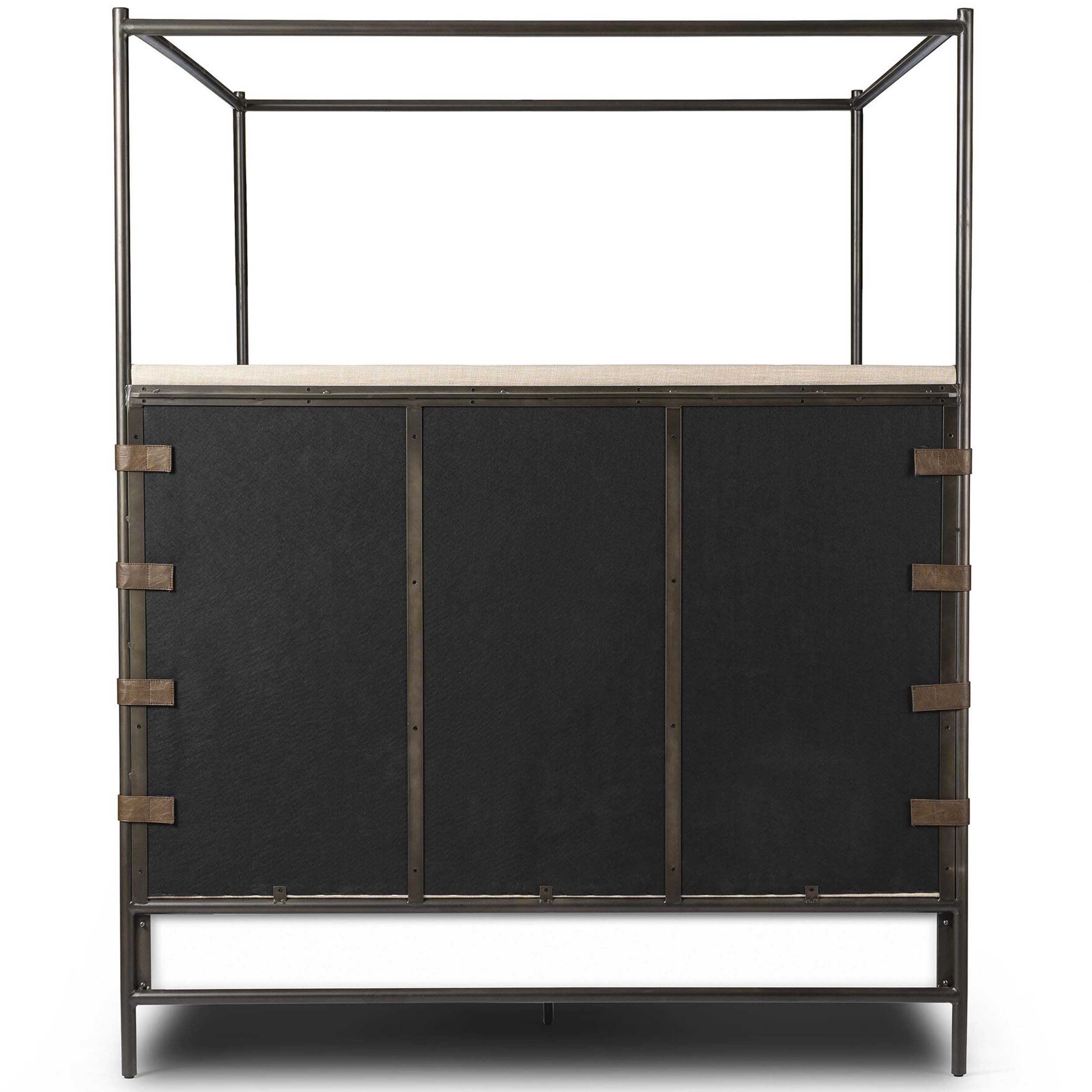 Anderson Canopy Bed, Palm Ecru