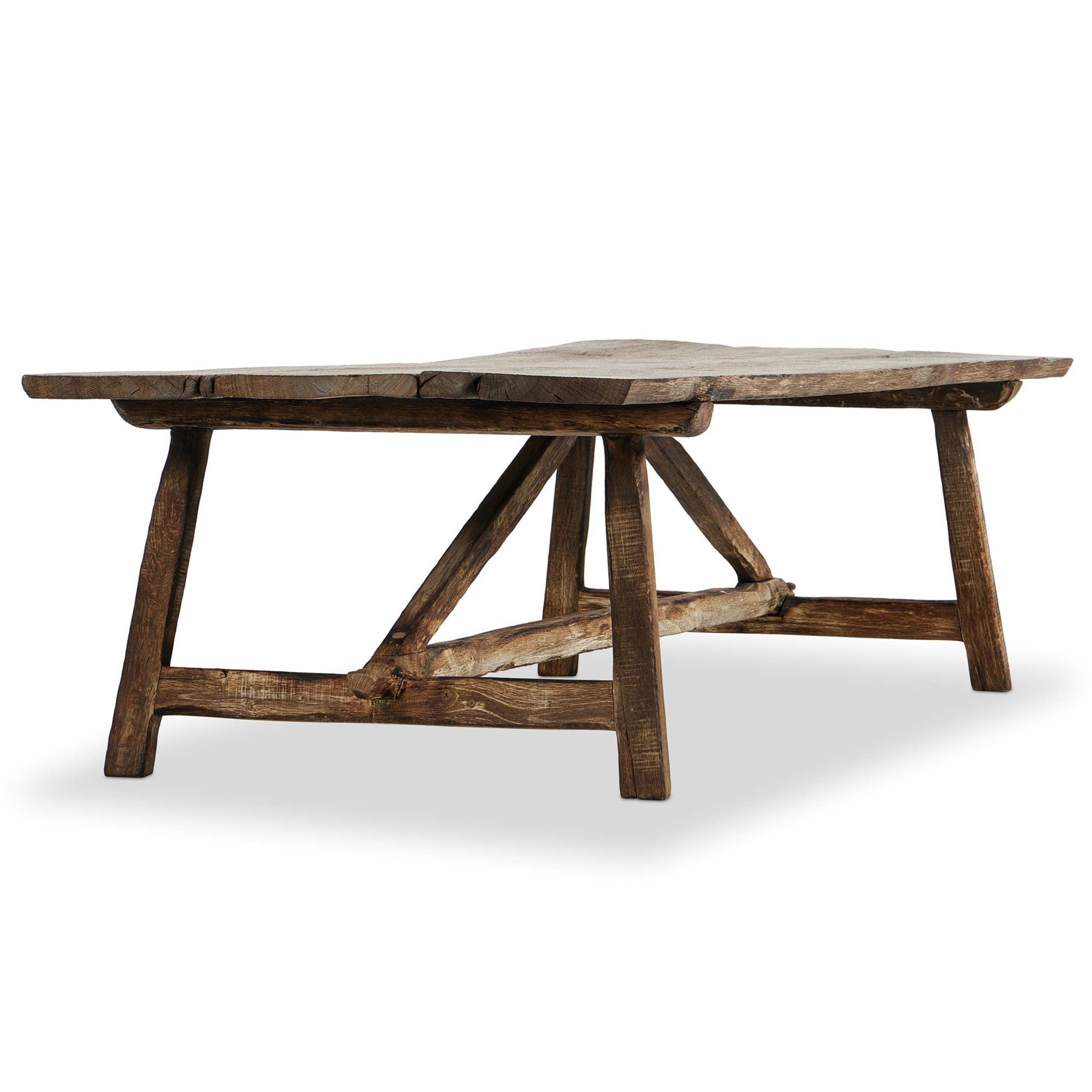 Elio Coffee Table, Burnt Bleached Oak