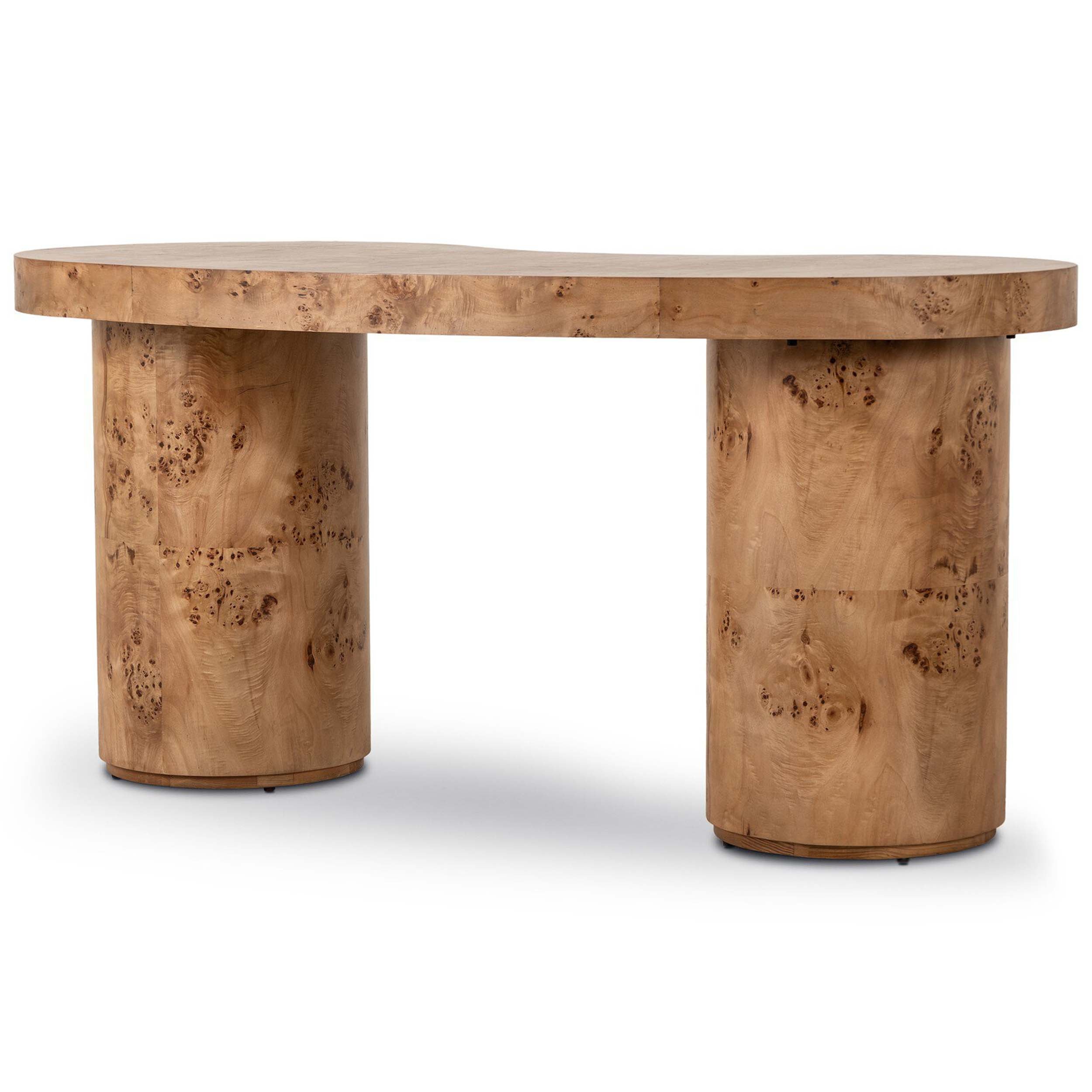 Leeds Desk, Caramel Burl