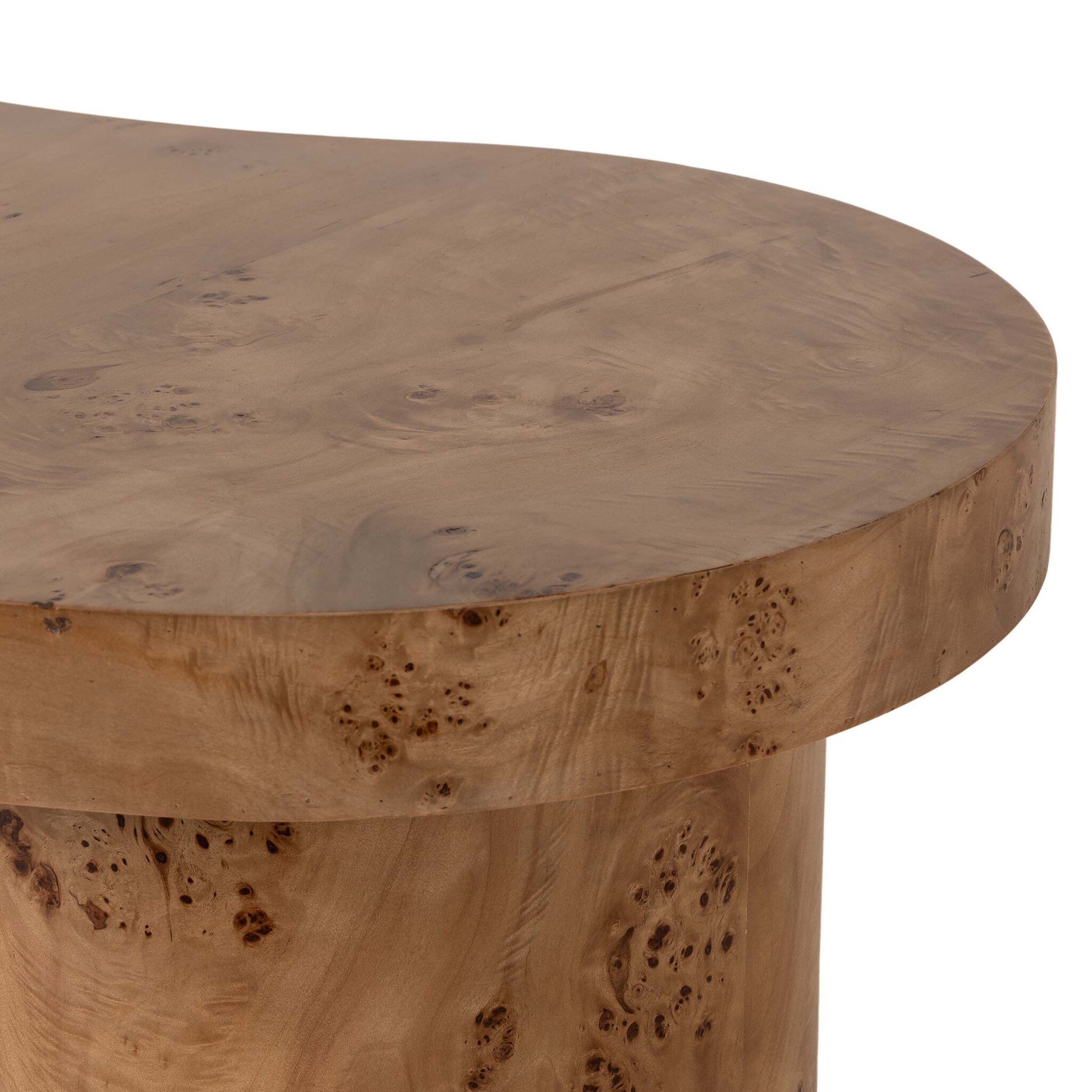 Leeds Desk, Caramel Burl