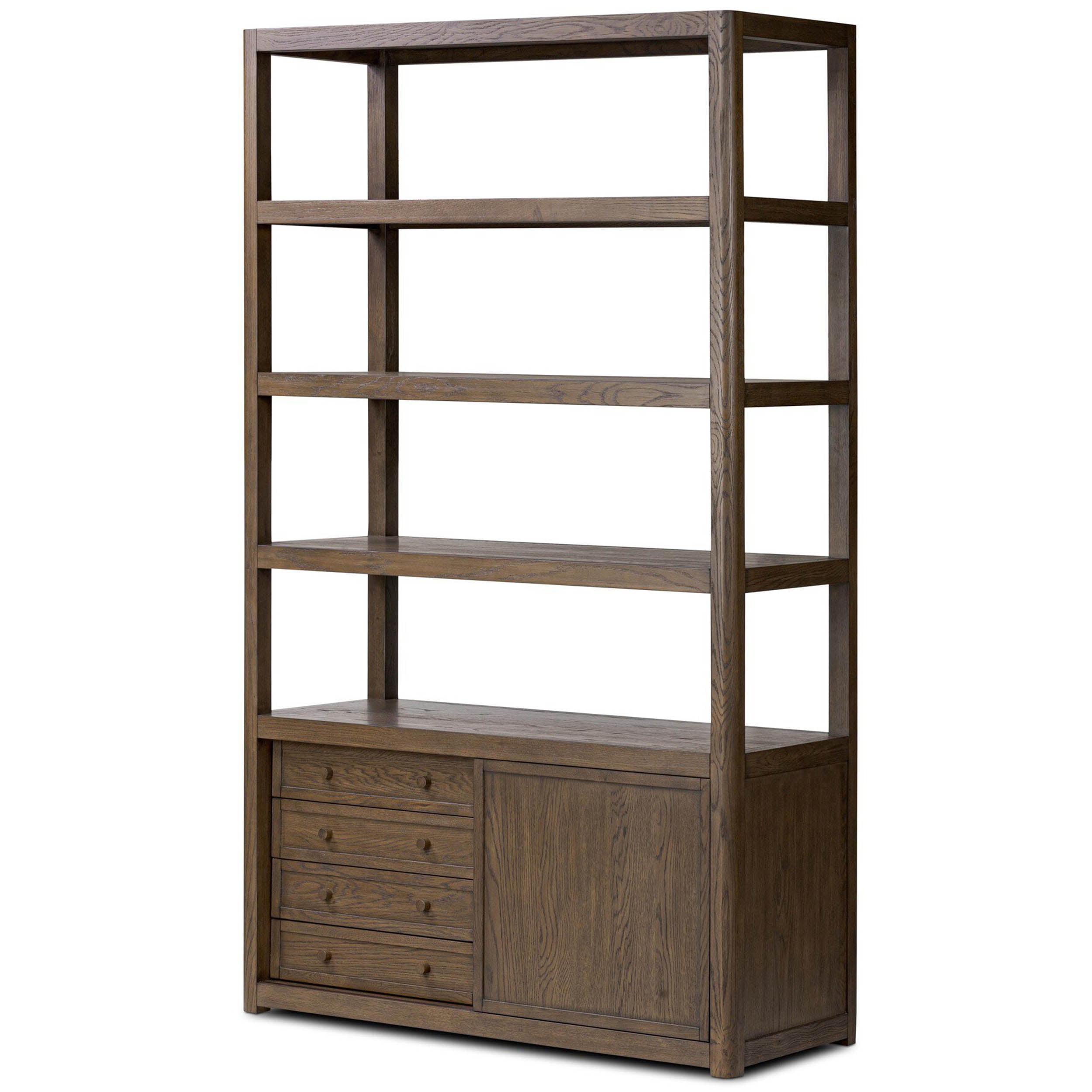 Miko Bookcase, Fawn Oak