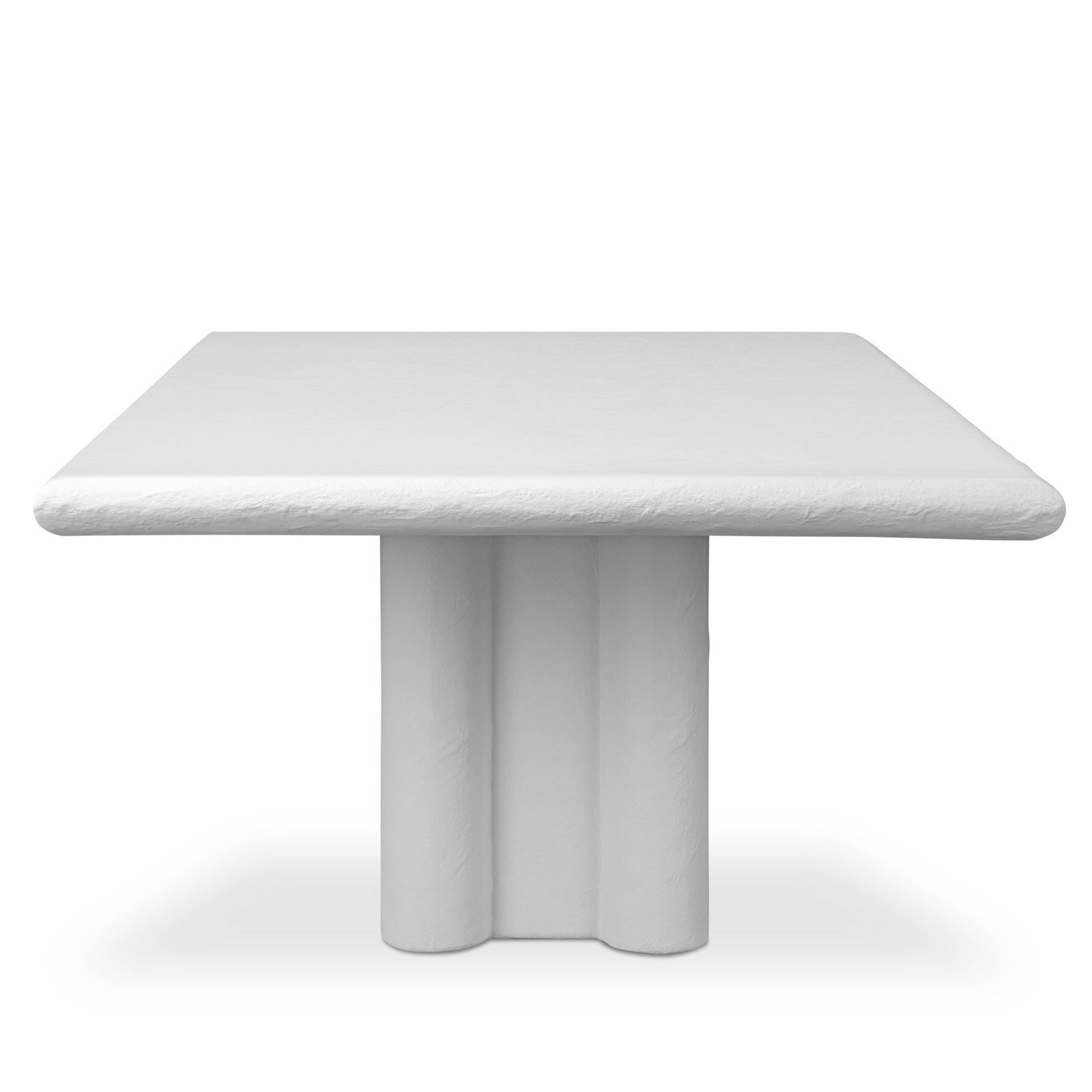 Necchi Dining Table, Plaster Molded Concrete