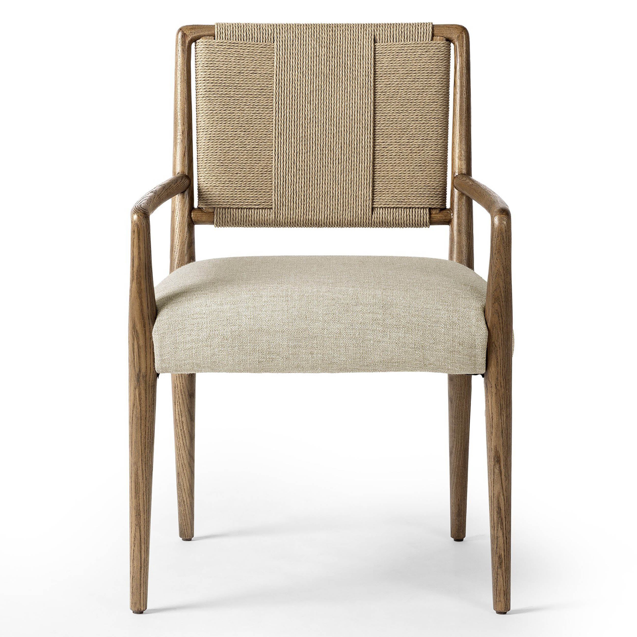 Rothler Dining Armchair, Alcala Wheat