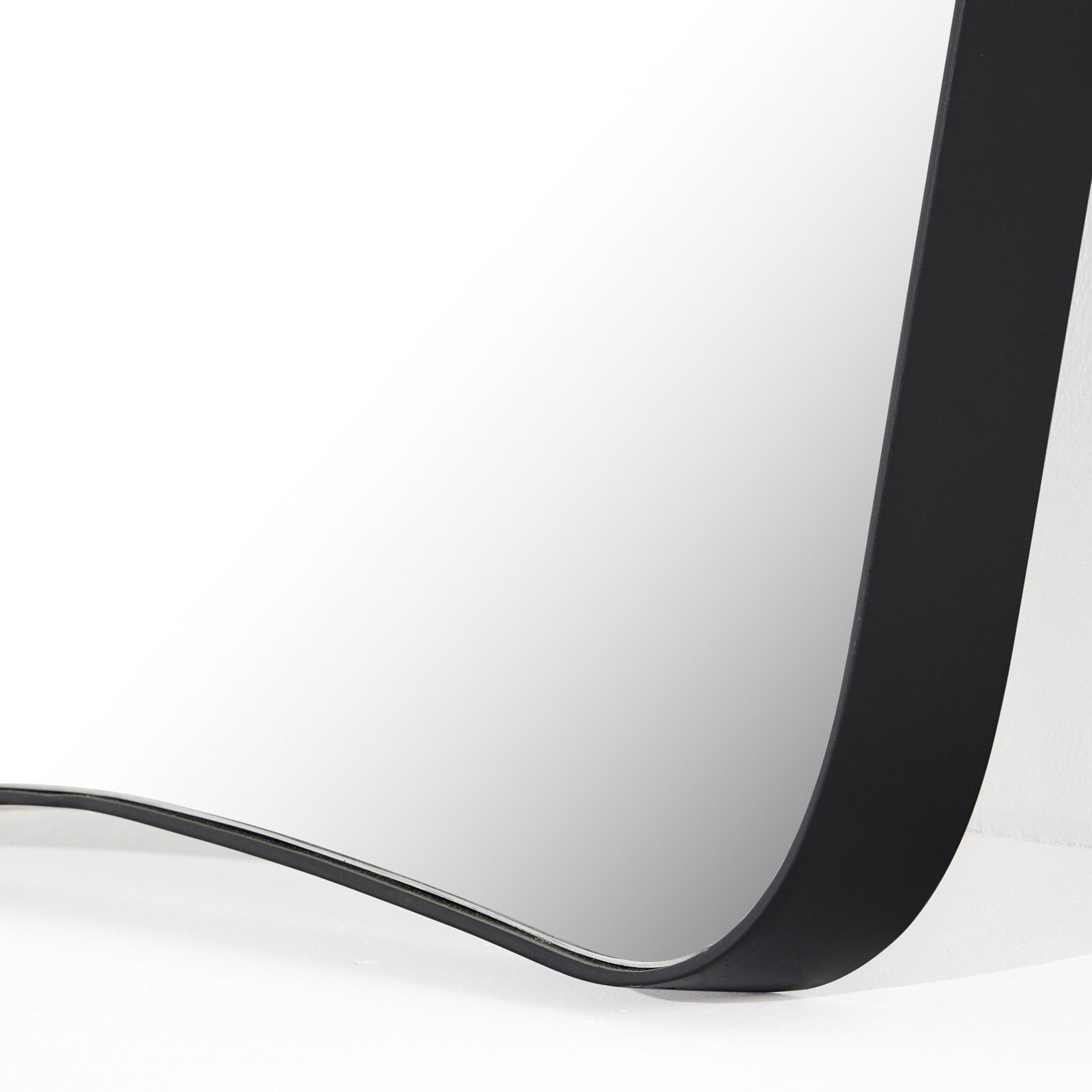 Merona Mantel Mirror, Iron Matte Black