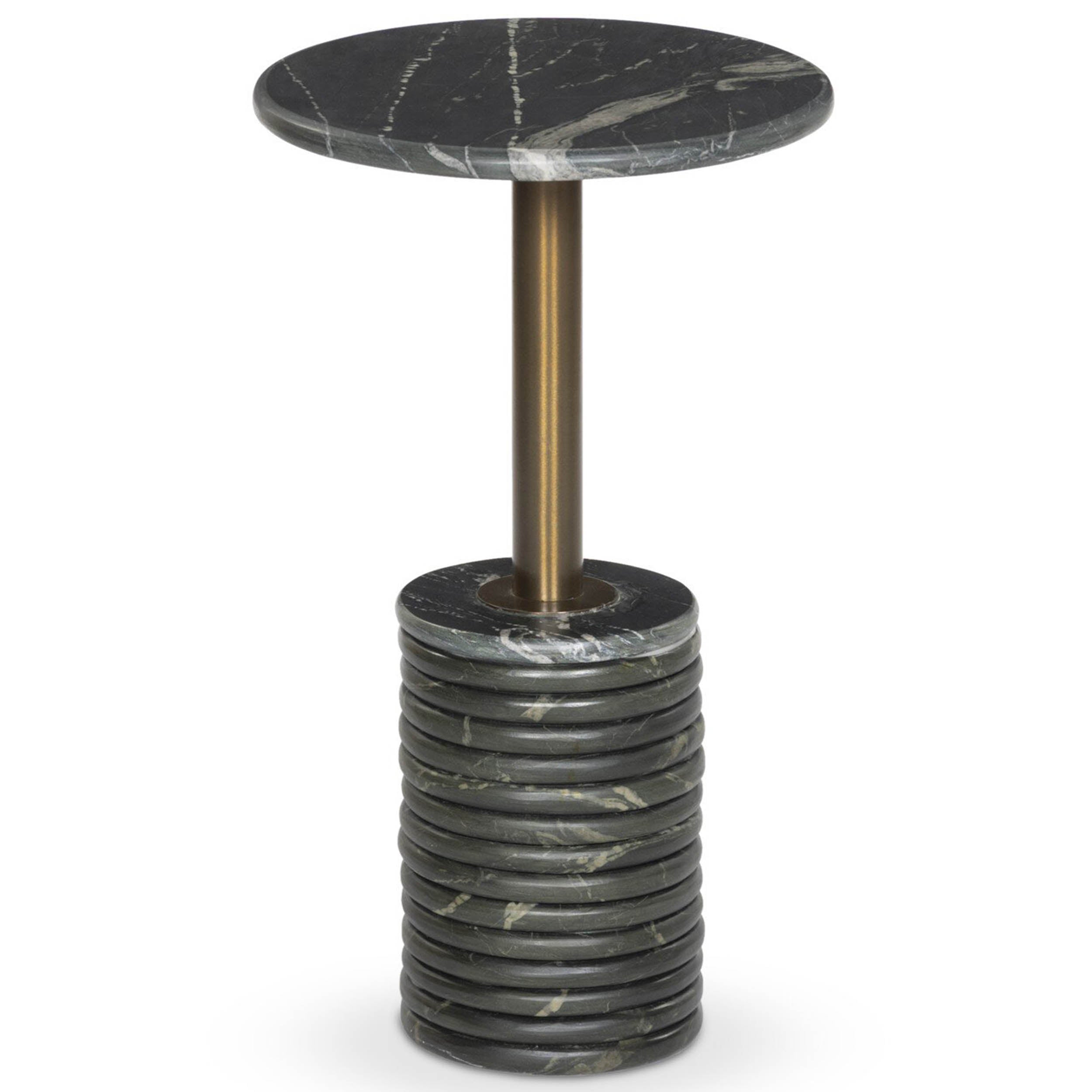 Reeves End Table, Black Marble