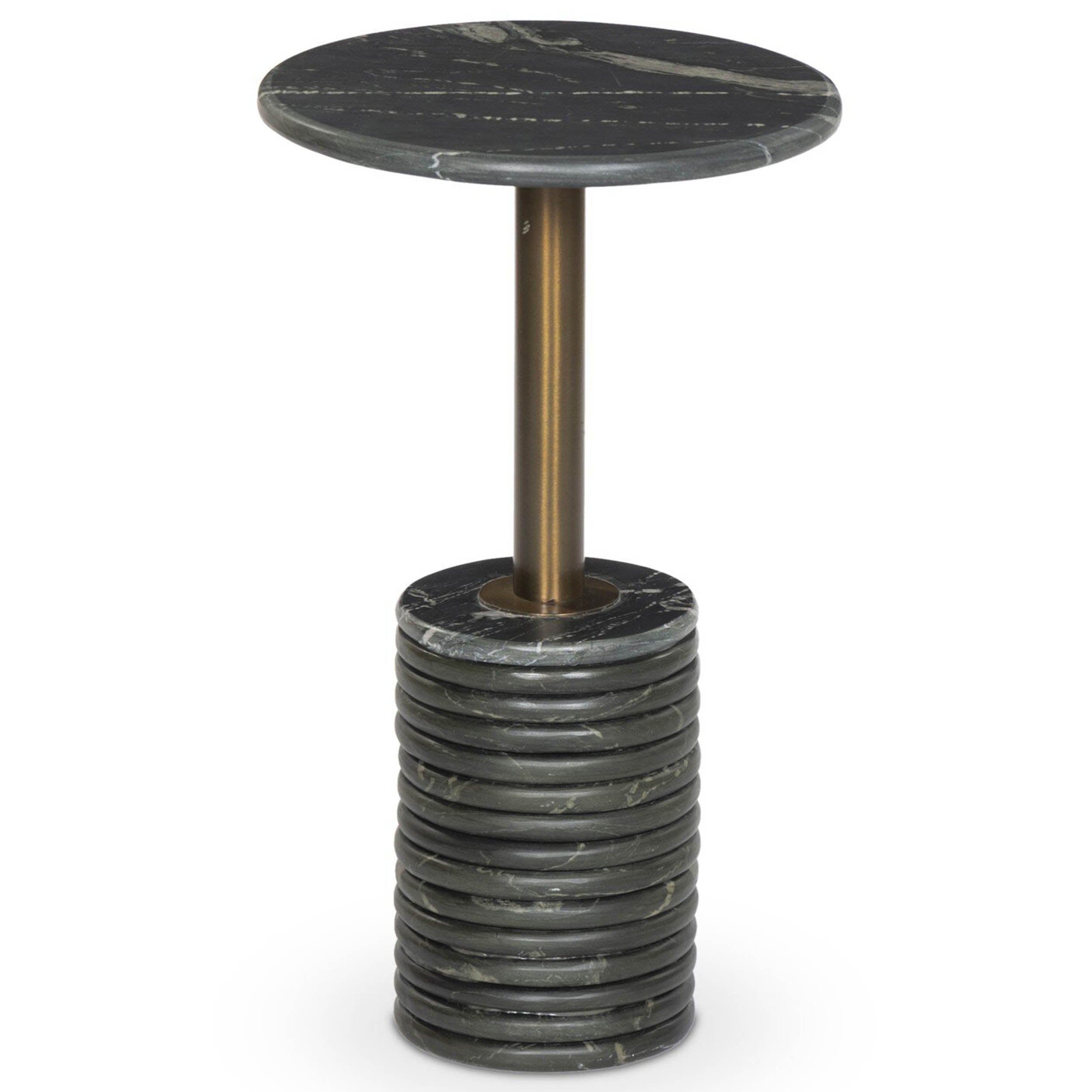 Reeves End Table, Black Marble