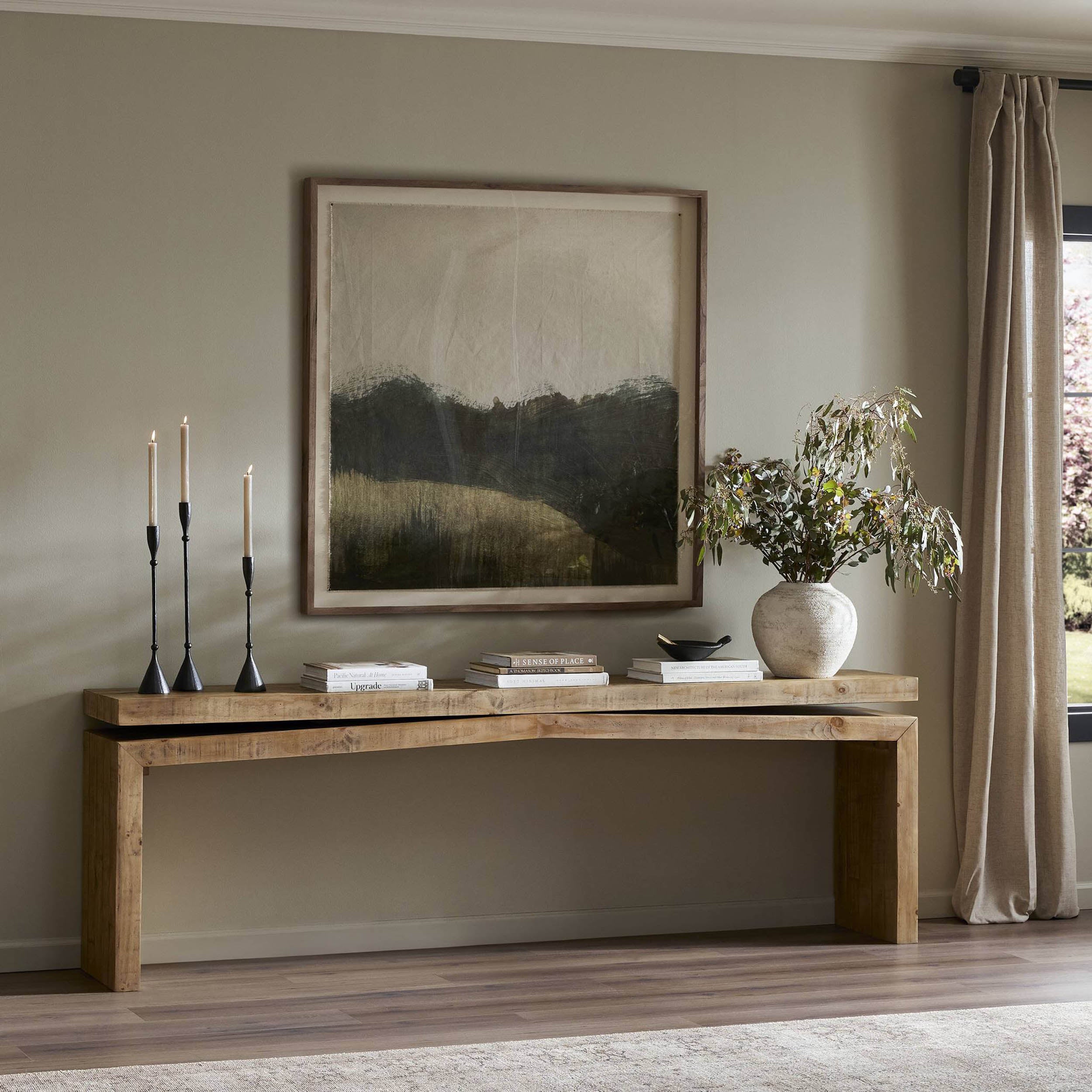 Matthes Console Table - 94", Sierra Rustic Natural
