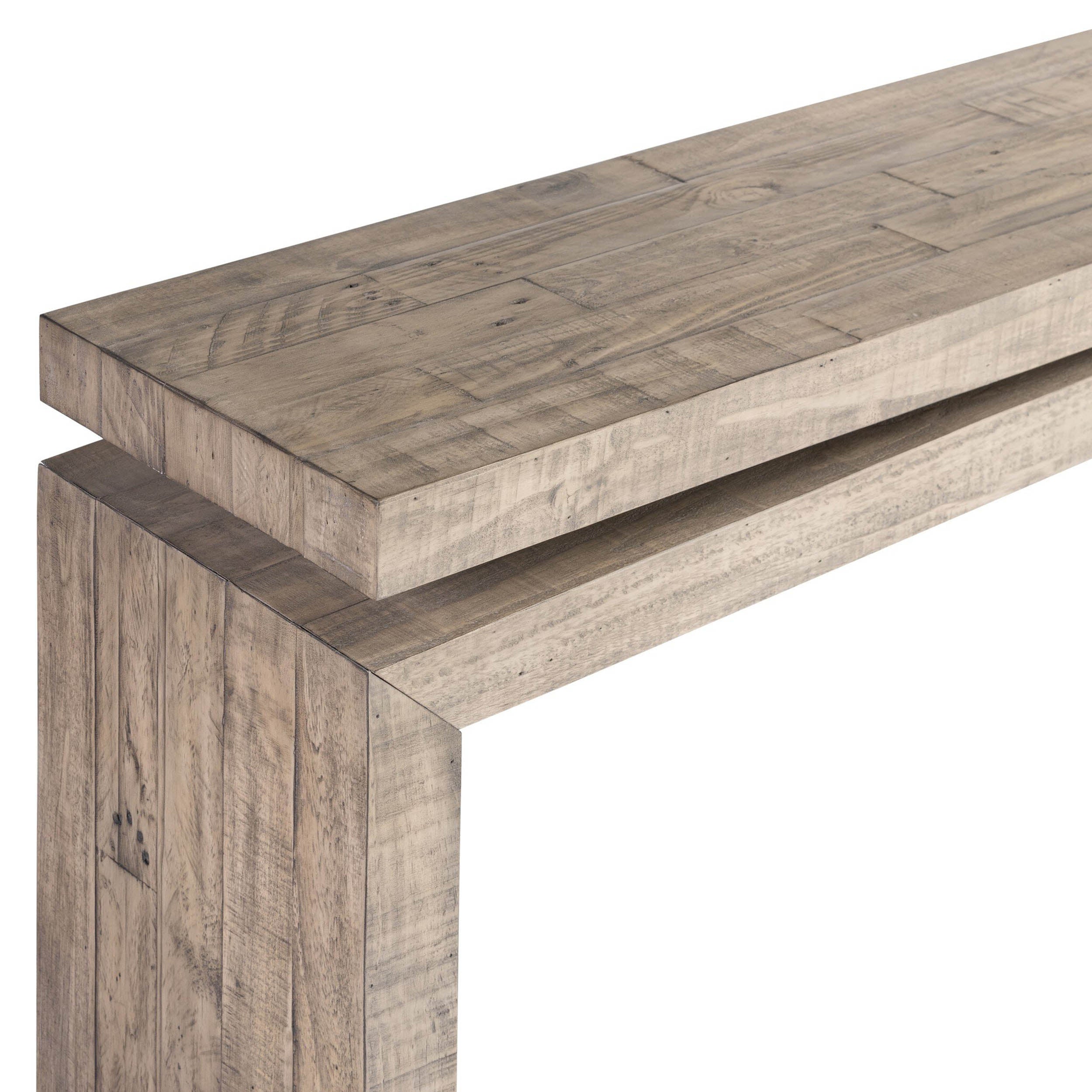 Matthes Console Table - 94", Weathered Wheat