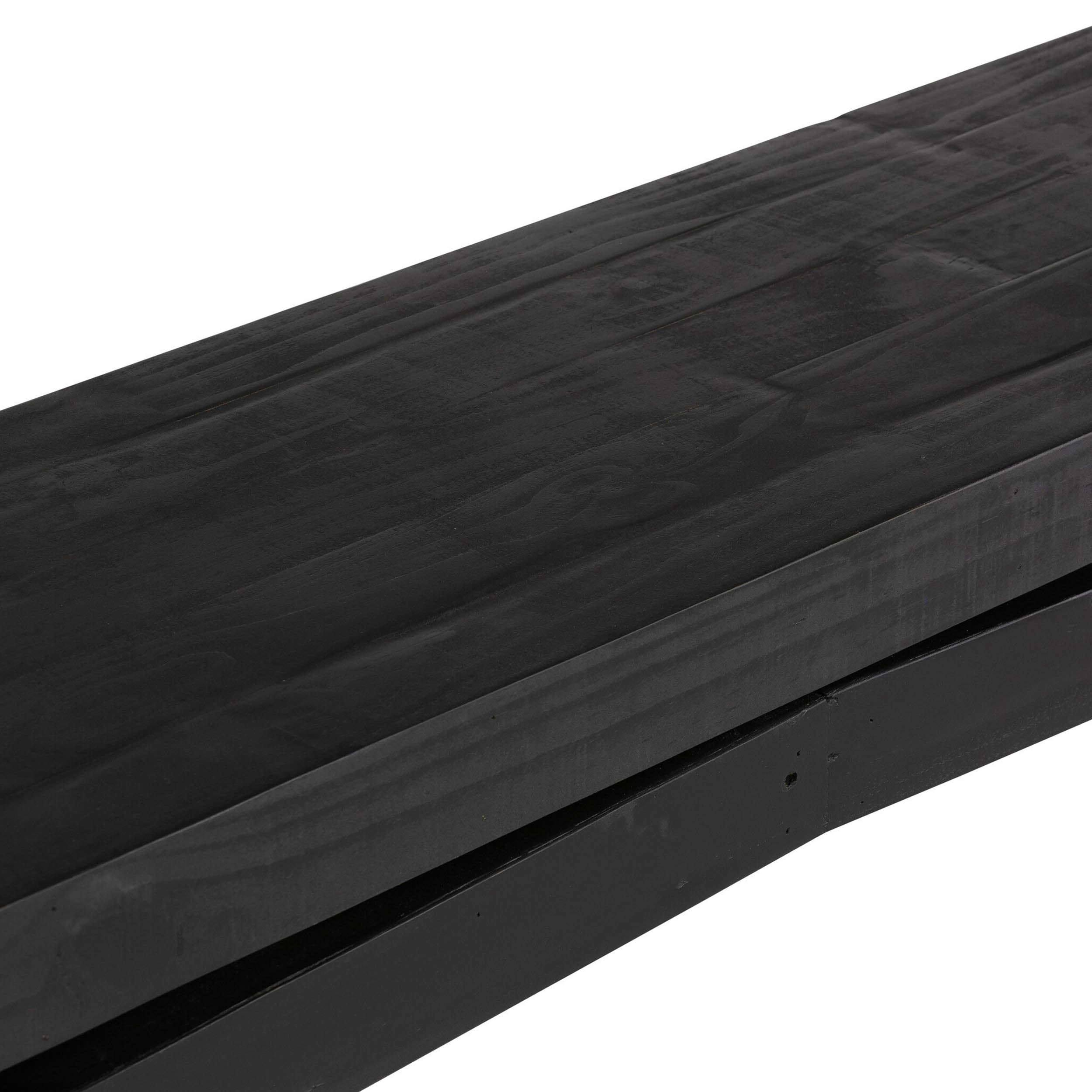 Matthes Console Table - 94", Aged Black Pine