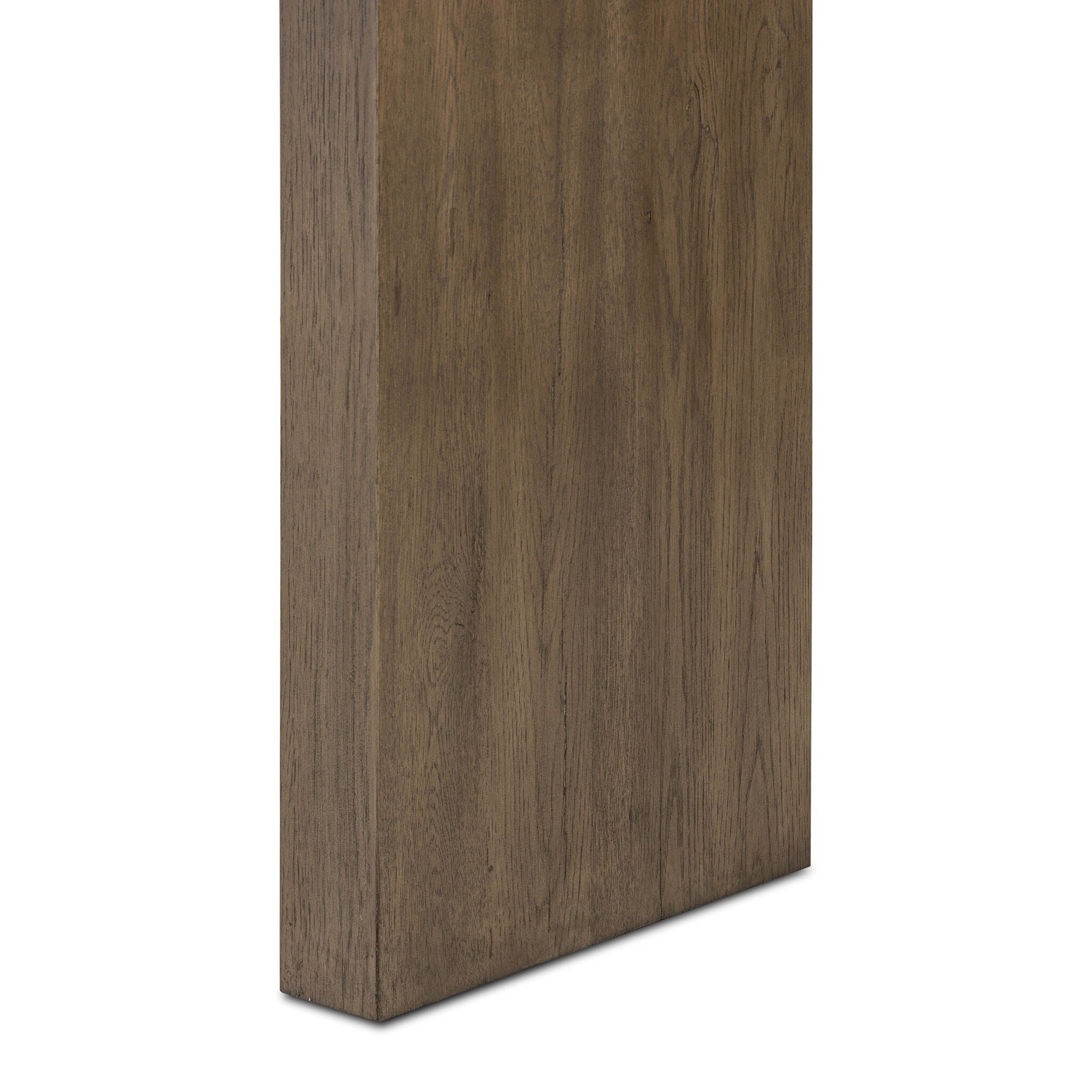 Matthes Console Table - 94", Rustic Grey Veneer