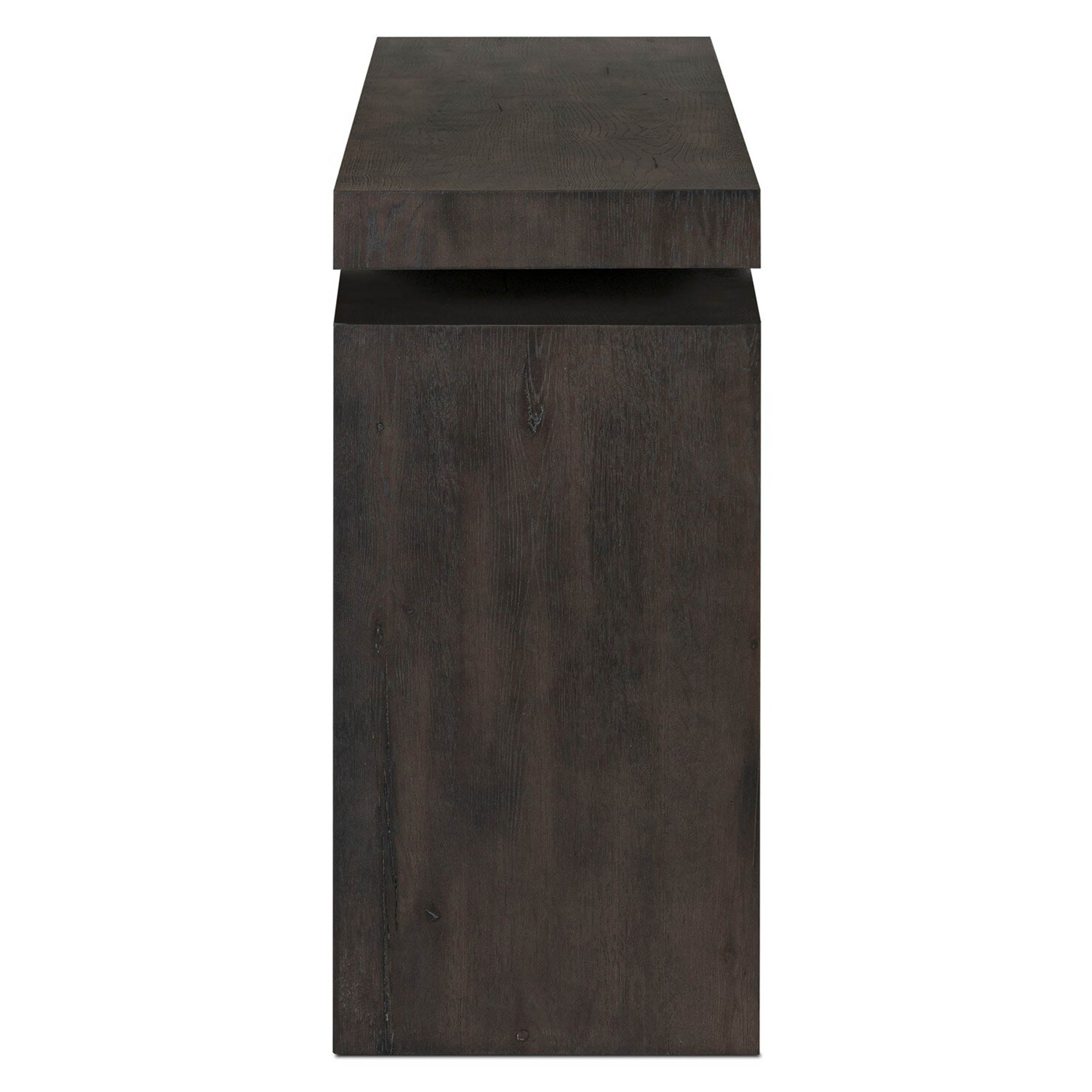 Matthes Console Table - 94", Smoked Black Veneer