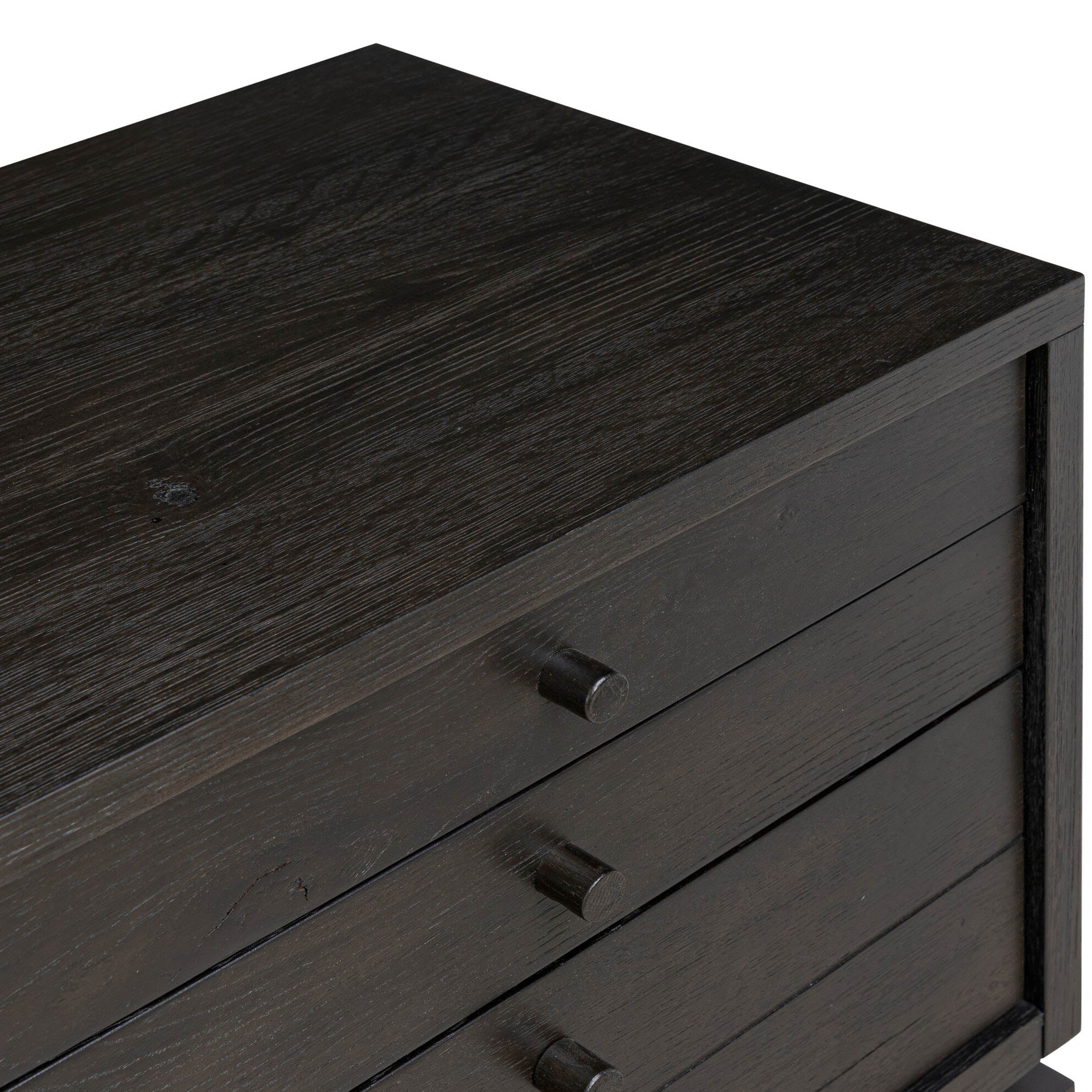 Bergstrom Media Console, Smoked Black Veneer