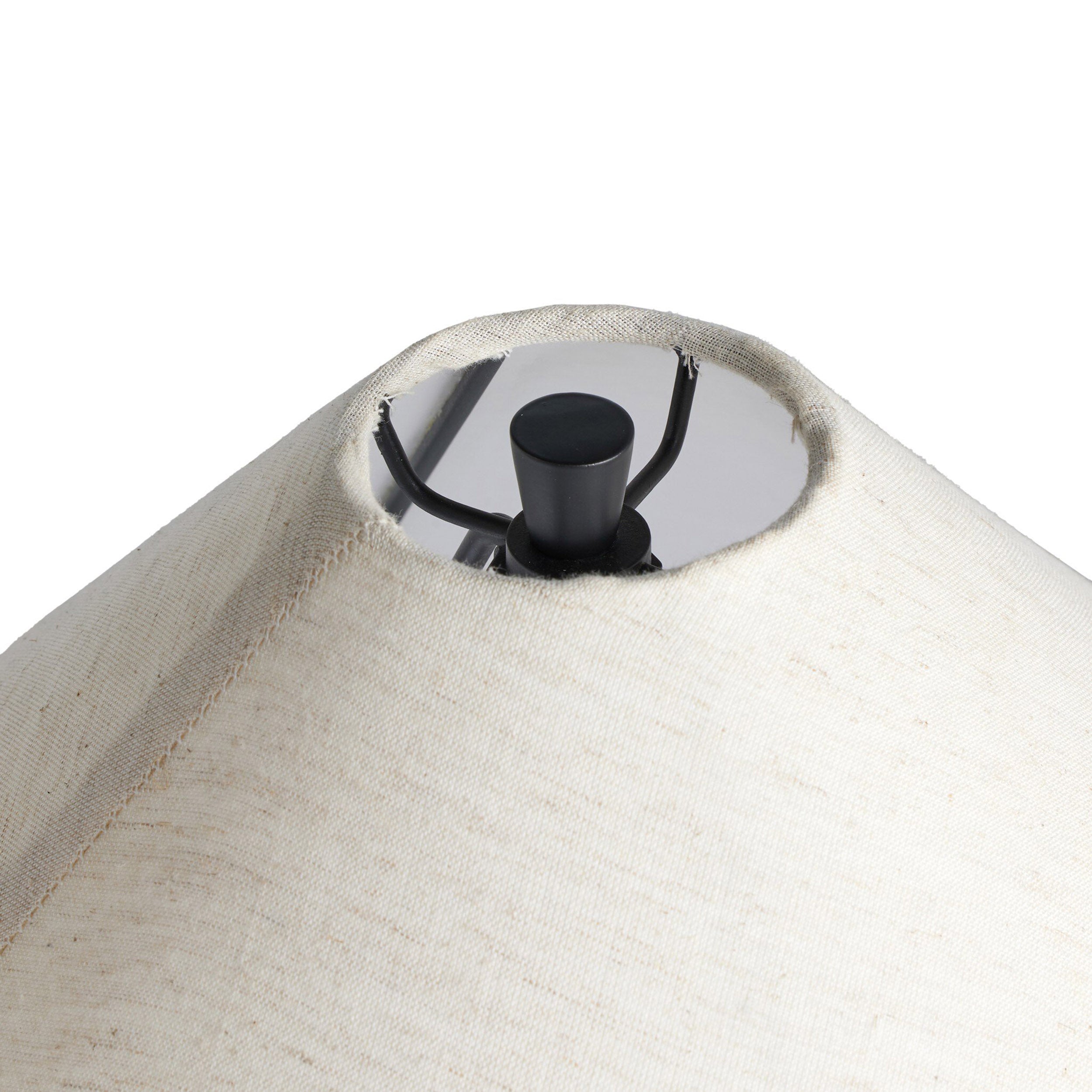 Neville Table Lamp, Matte Black Cast Aluminum