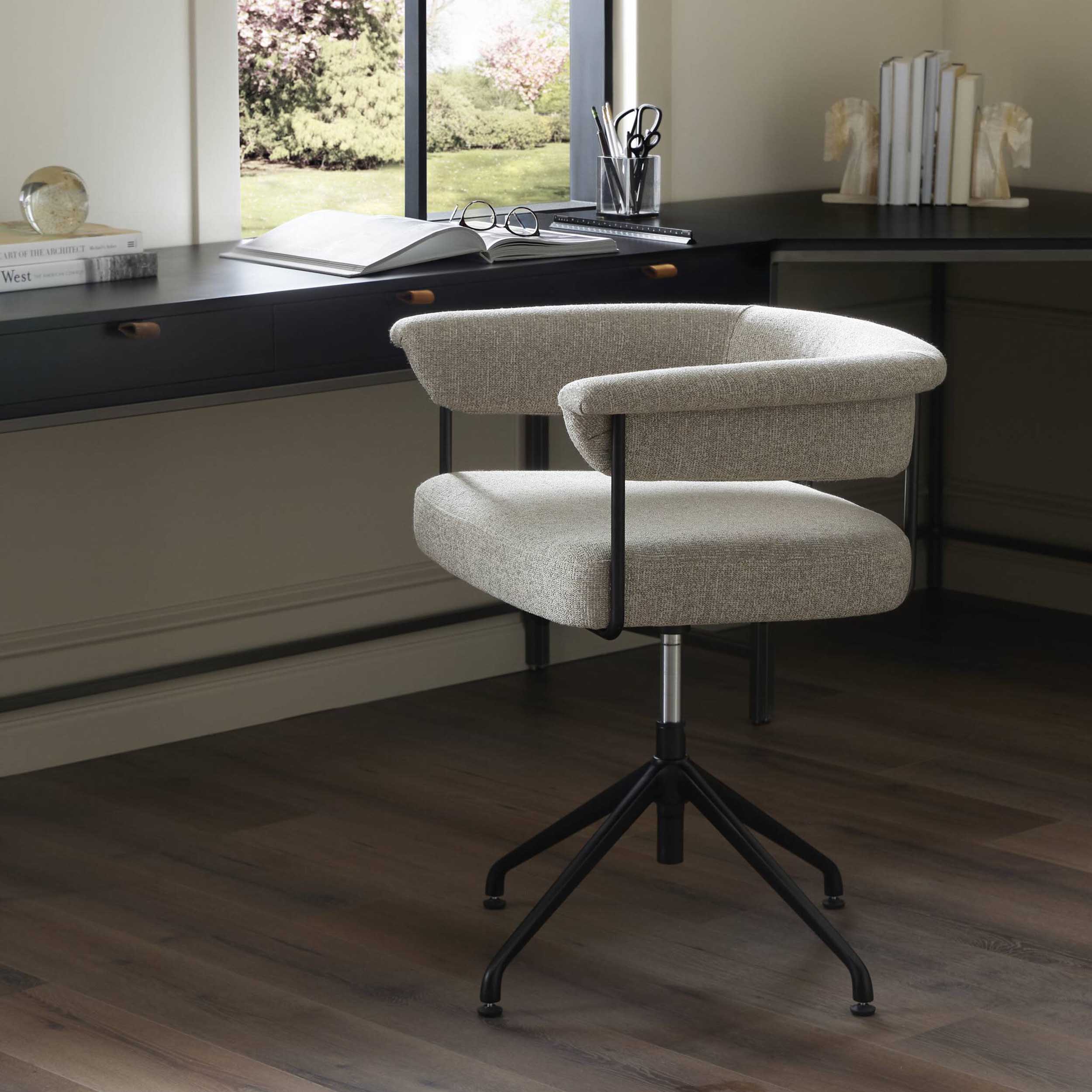 Carrie Desk Chair, Light Camel