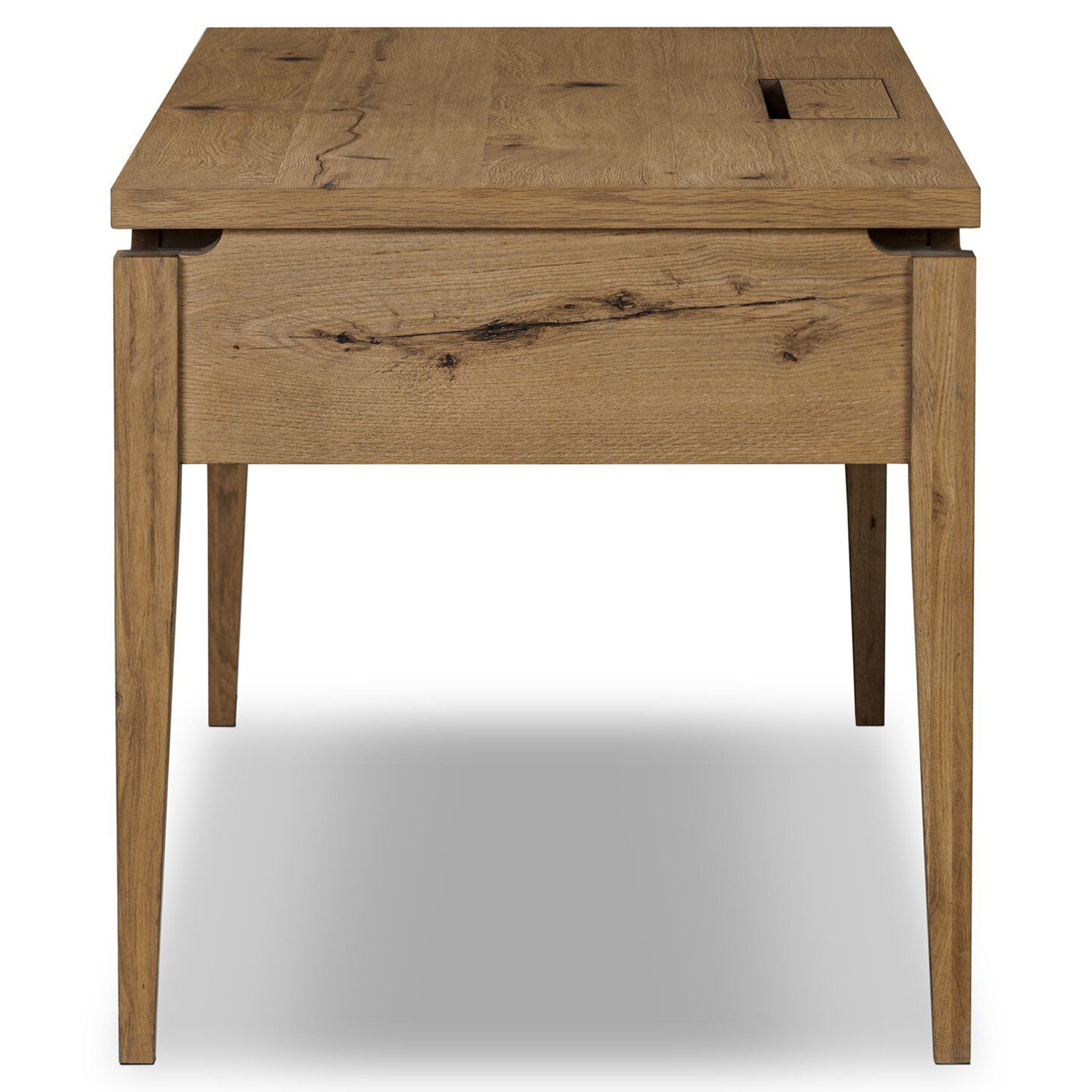 Bergstrom Desk, Warm Natural Oak Veneer