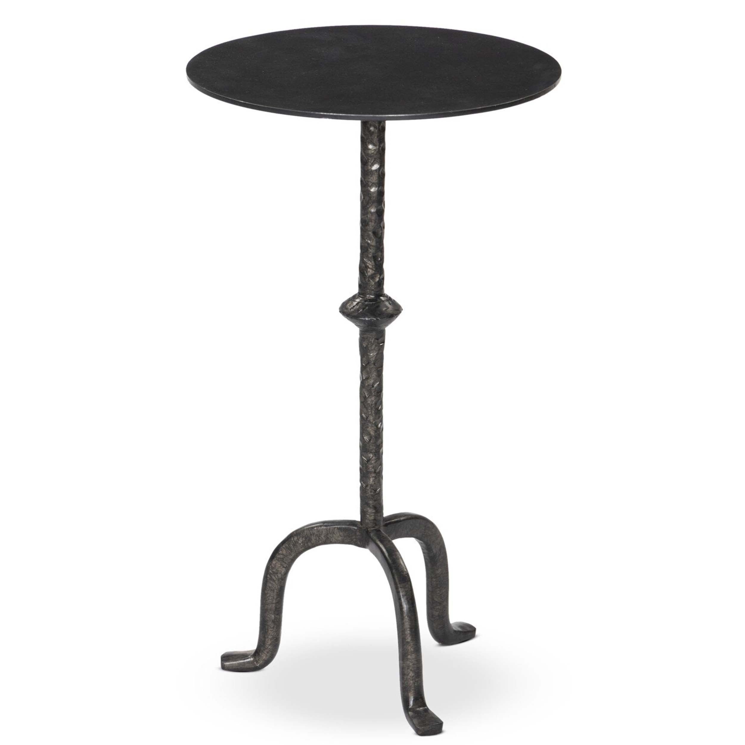 Jocelyn End Table, Raw Black Iron