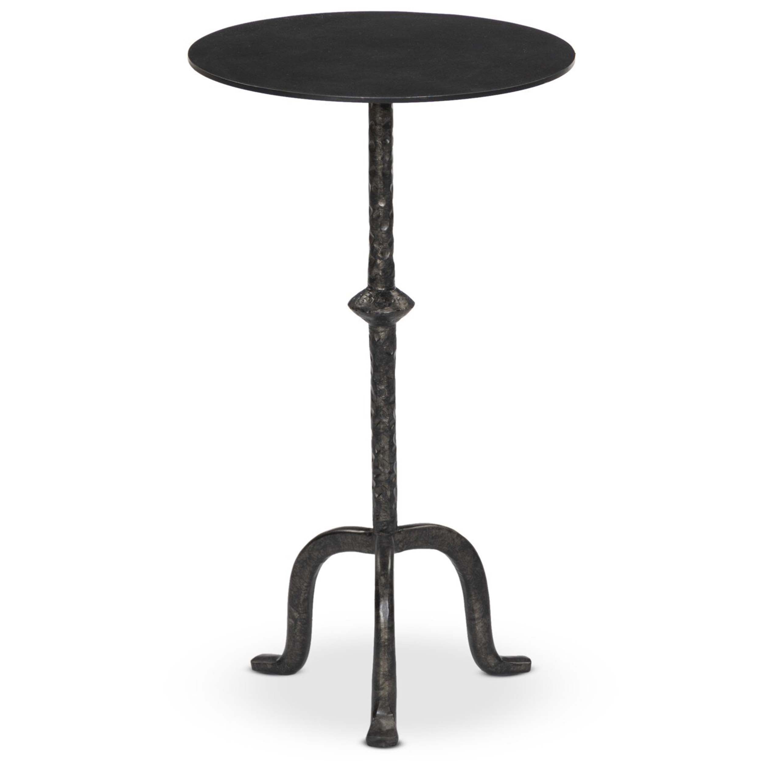 Jocelyn End Table, Raw Black Iron