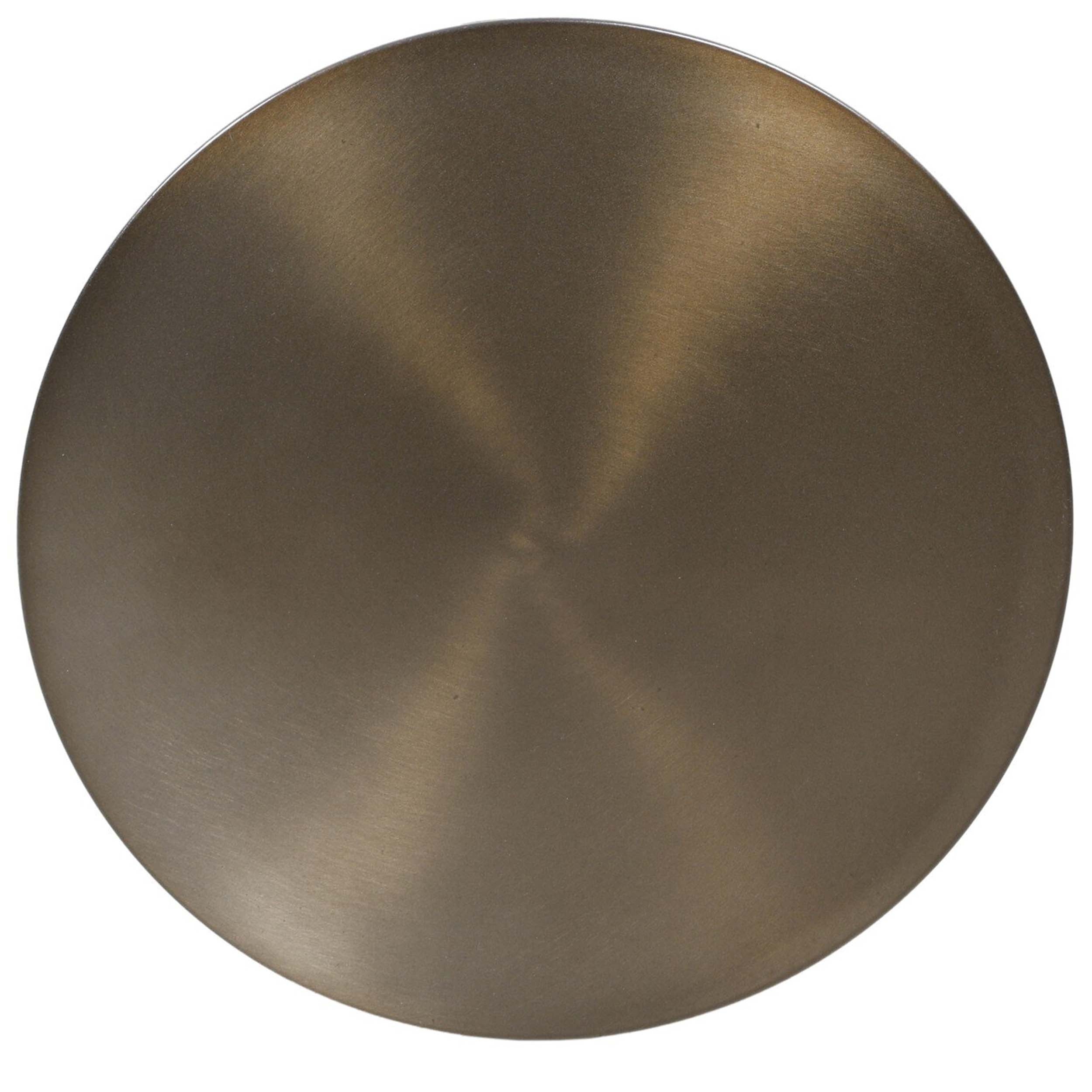 Jocelyn End Table, Dark Brass