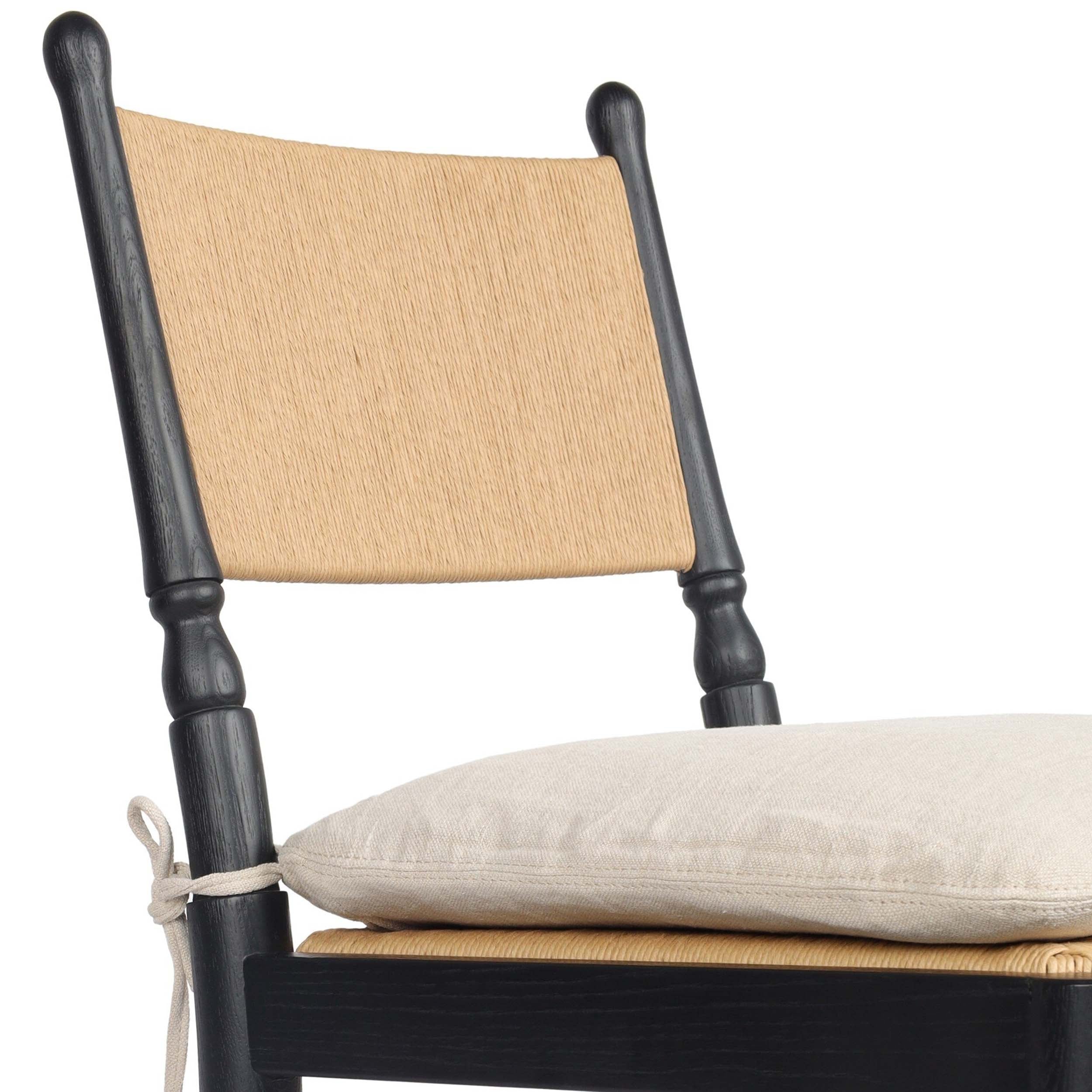 Fayth Bar + Counter Stool, Broadway Dune, Stained Black Ash