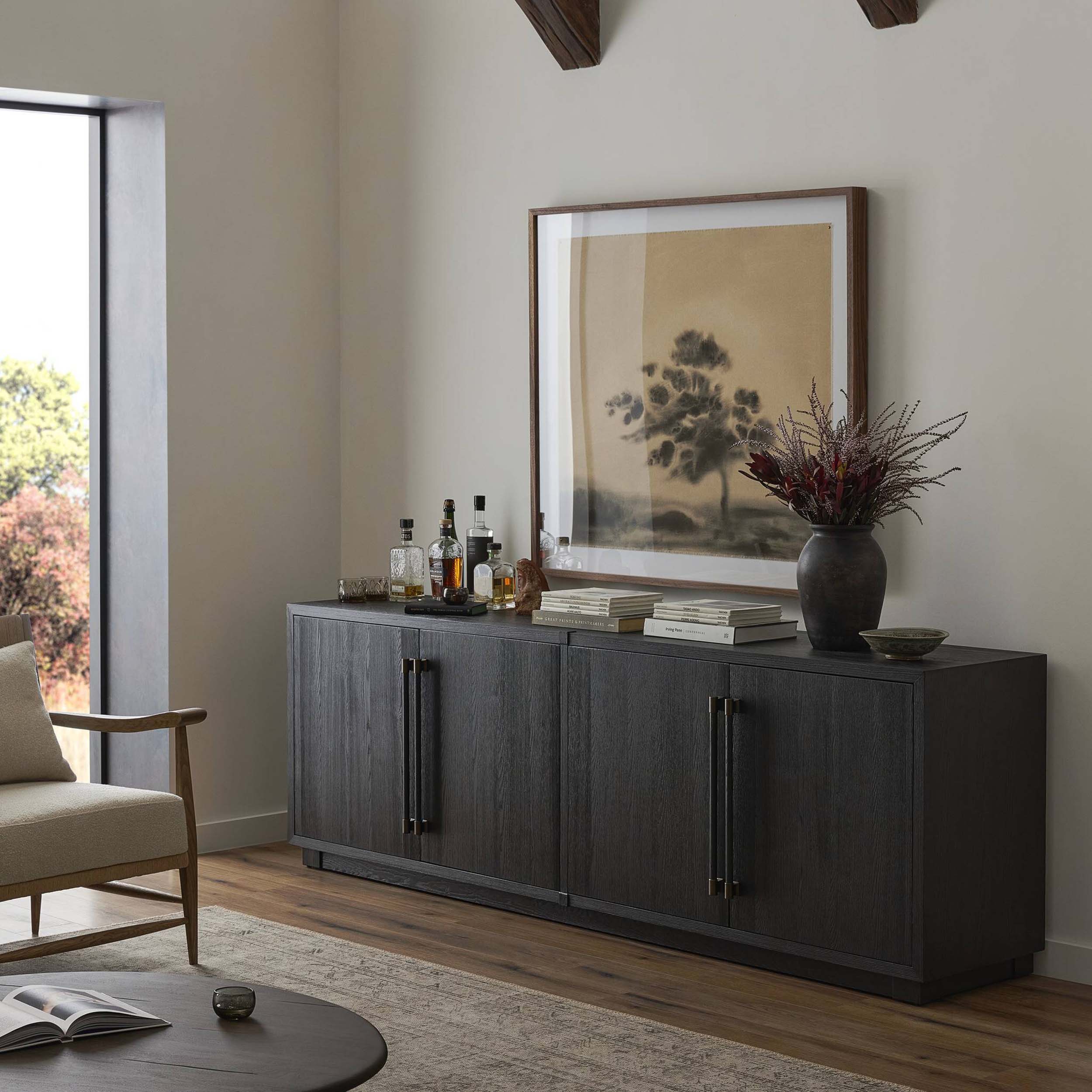 Adolfo Sideboard, Modern Black Ash