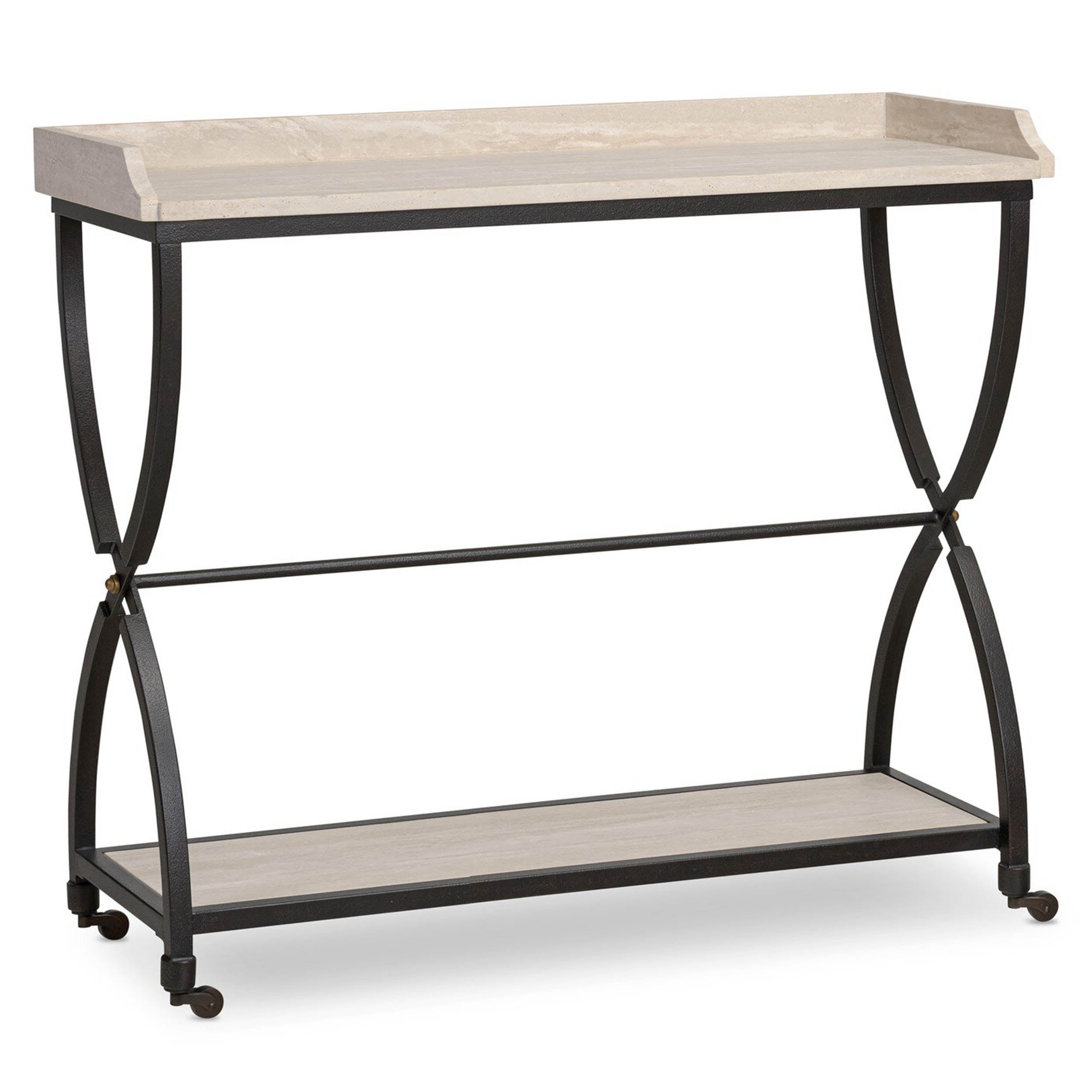Six Beers Table, Travertine
