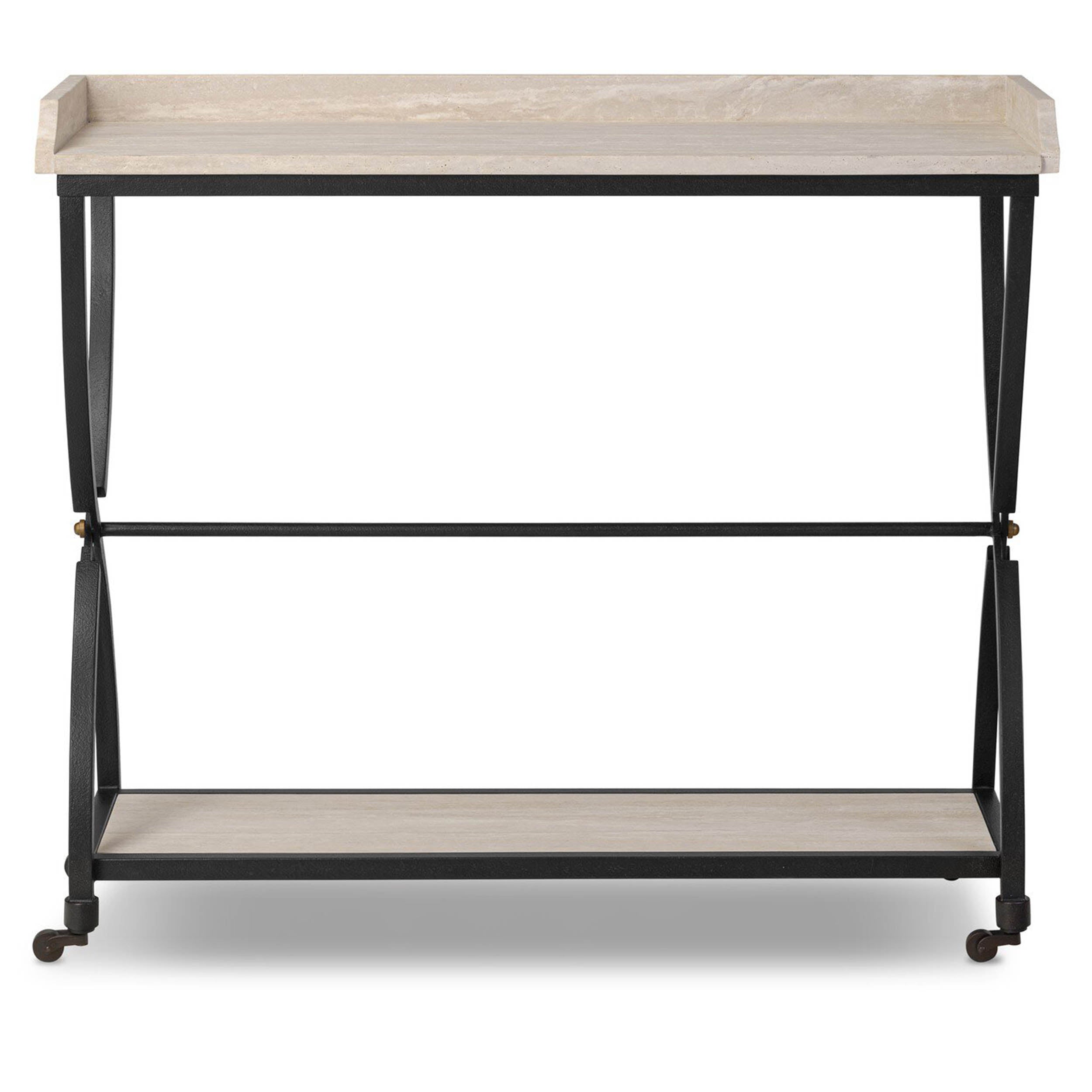 Six Beers Table, Travertine