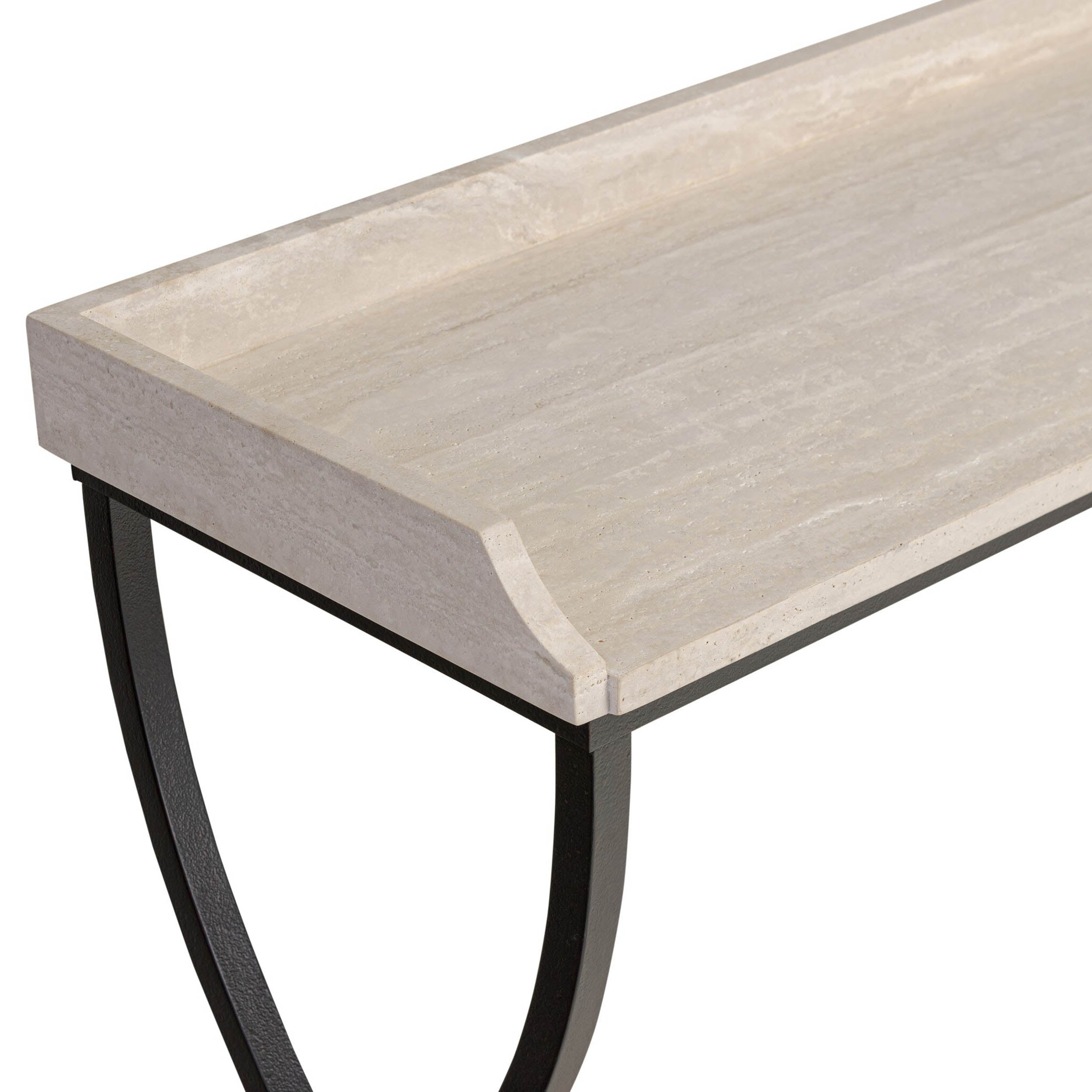 Six Beers Table, Travertine